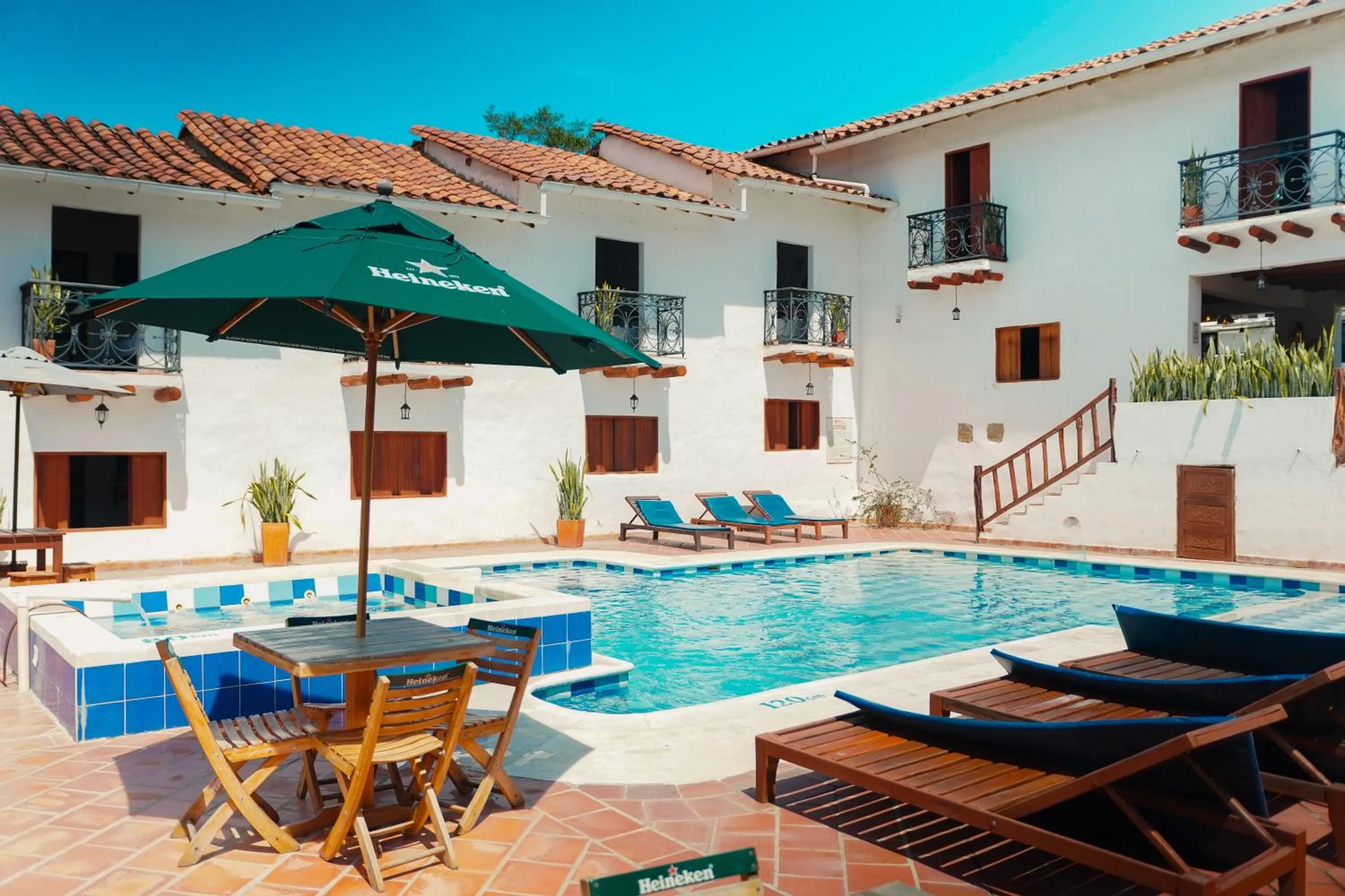 Property building in Hotel Victoria Barichara