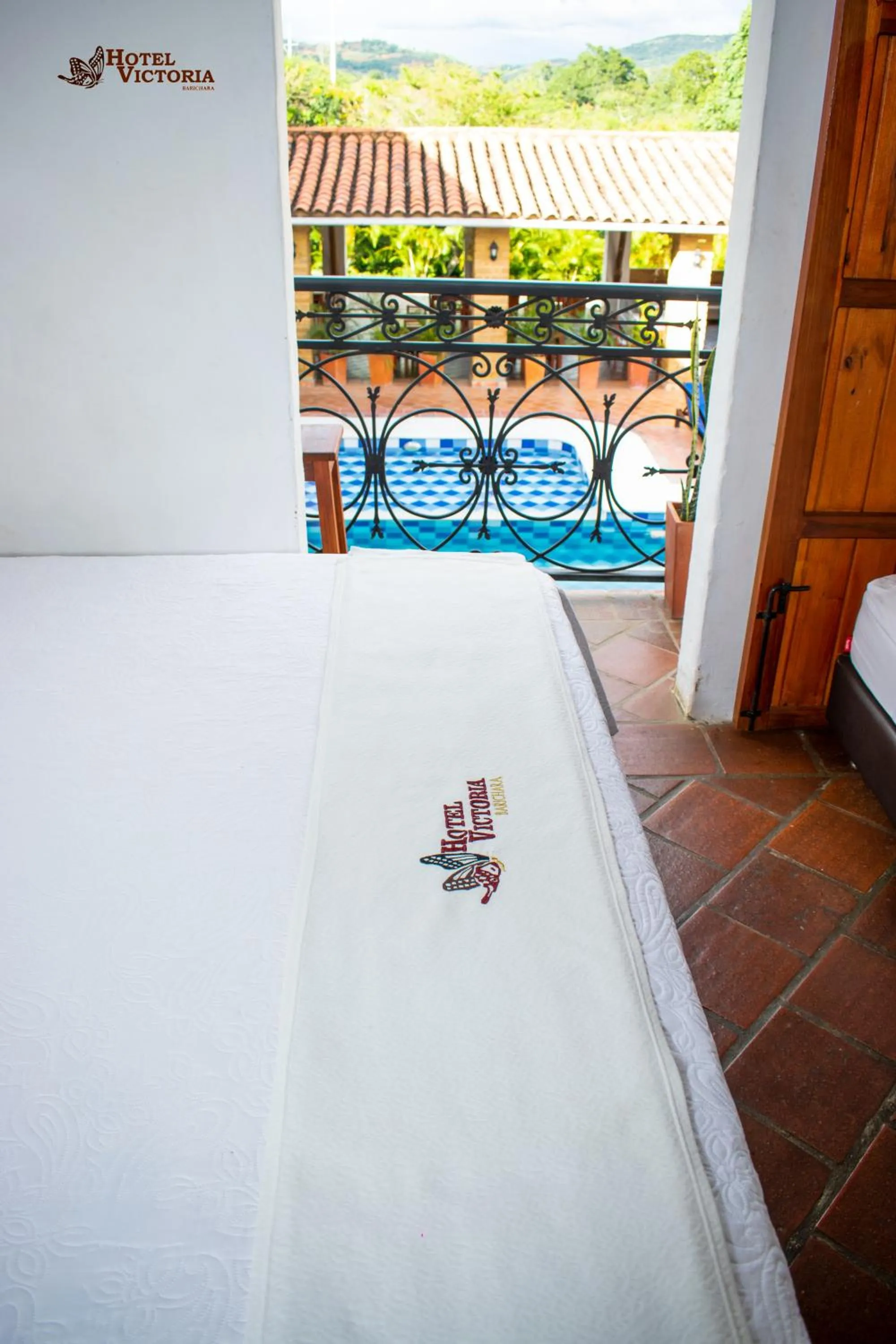 Bed in Hotel Victoria Barichara