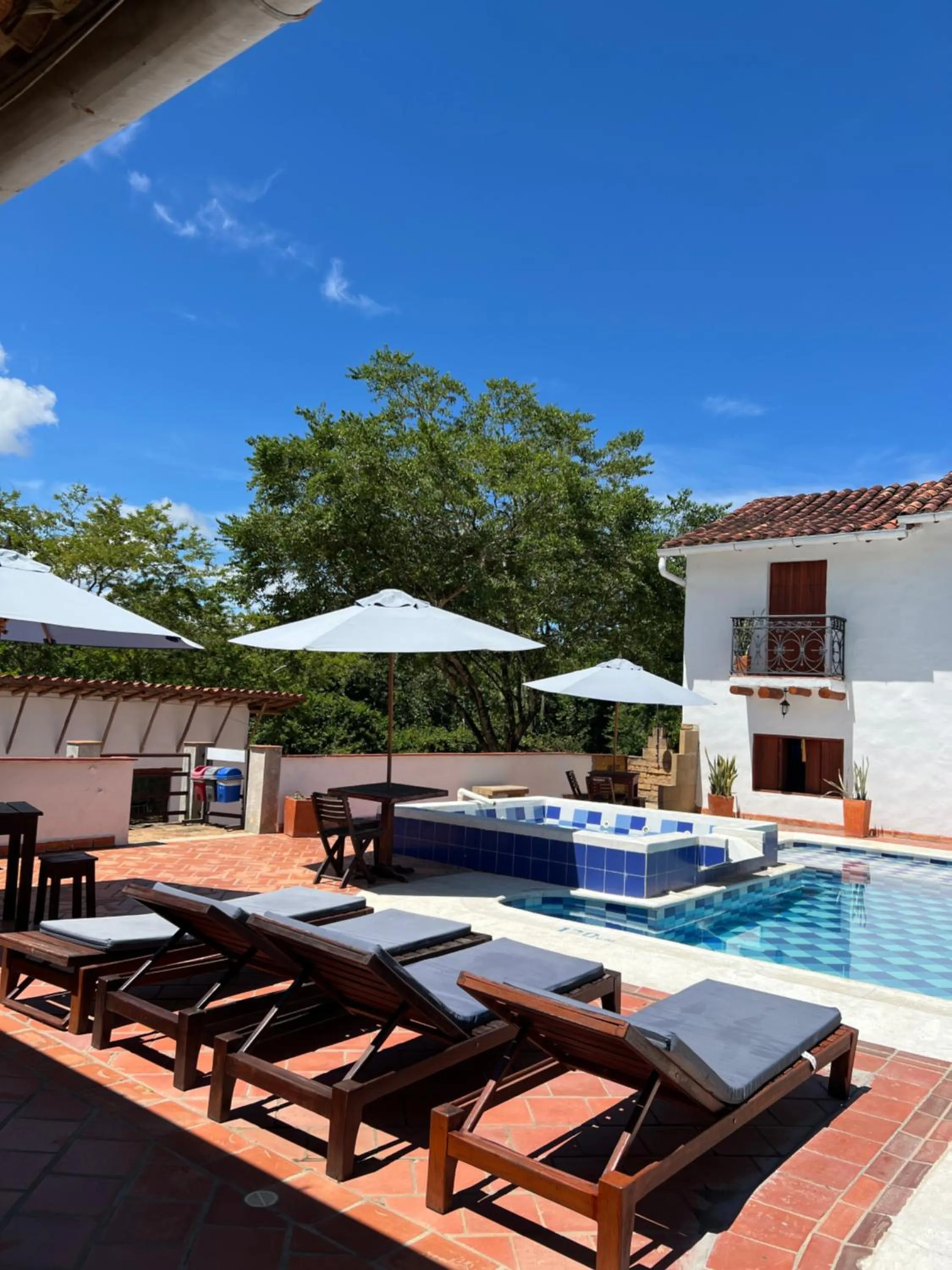 Solarium in Hotel Victoria Barichara