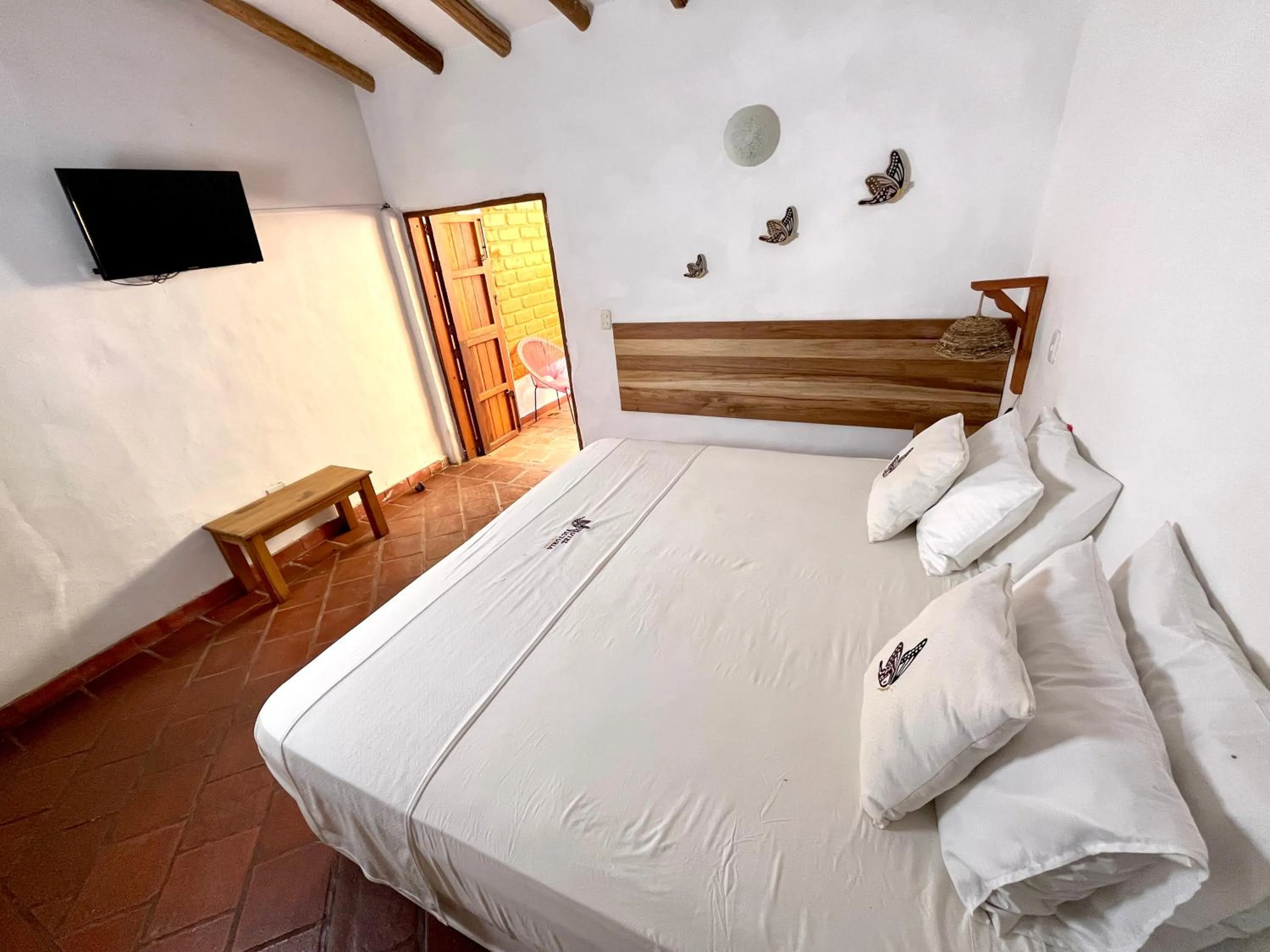 Bed in Hotel Victoria Barichara