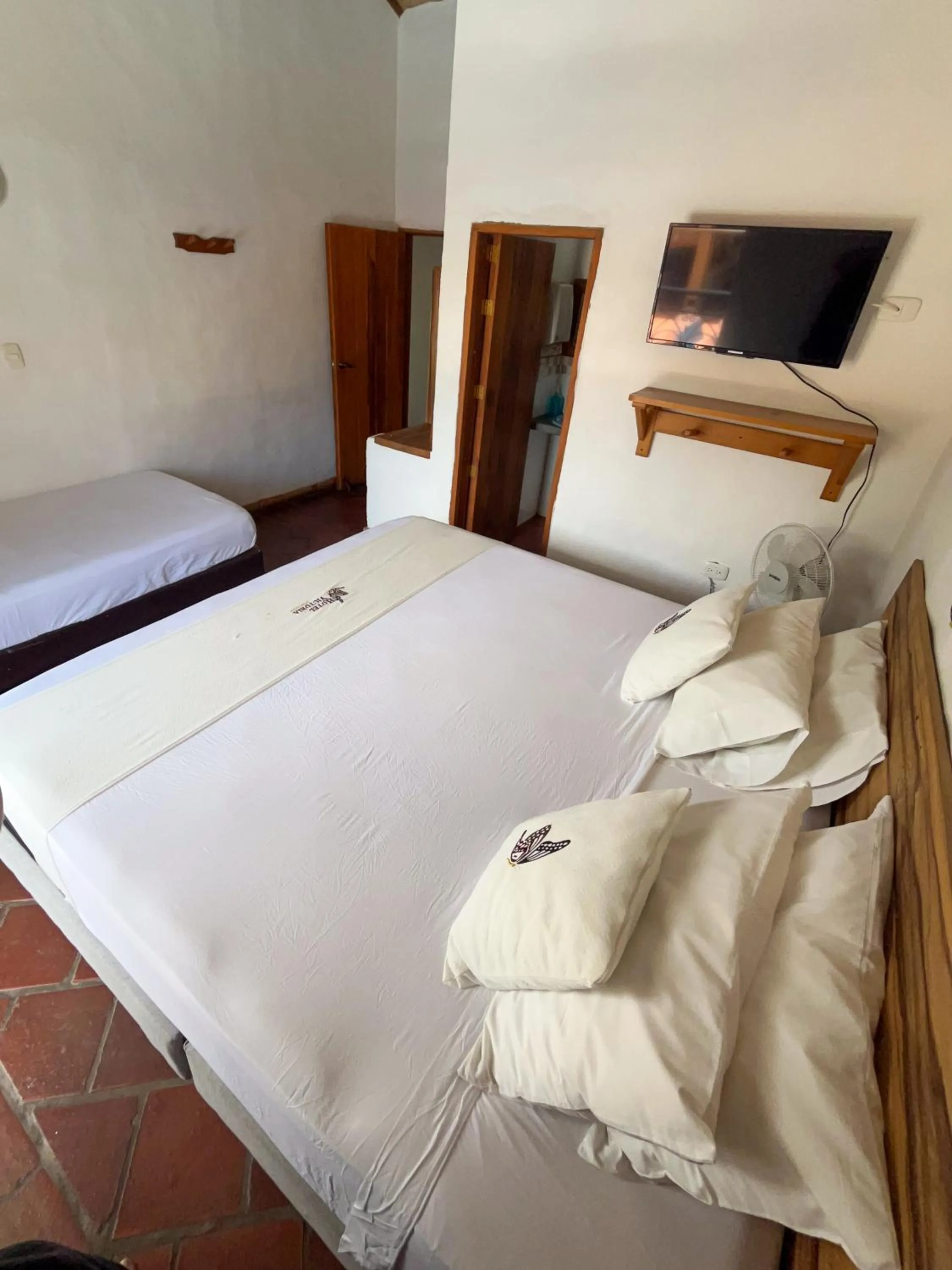 Bed in Hotel Victoria Barichara