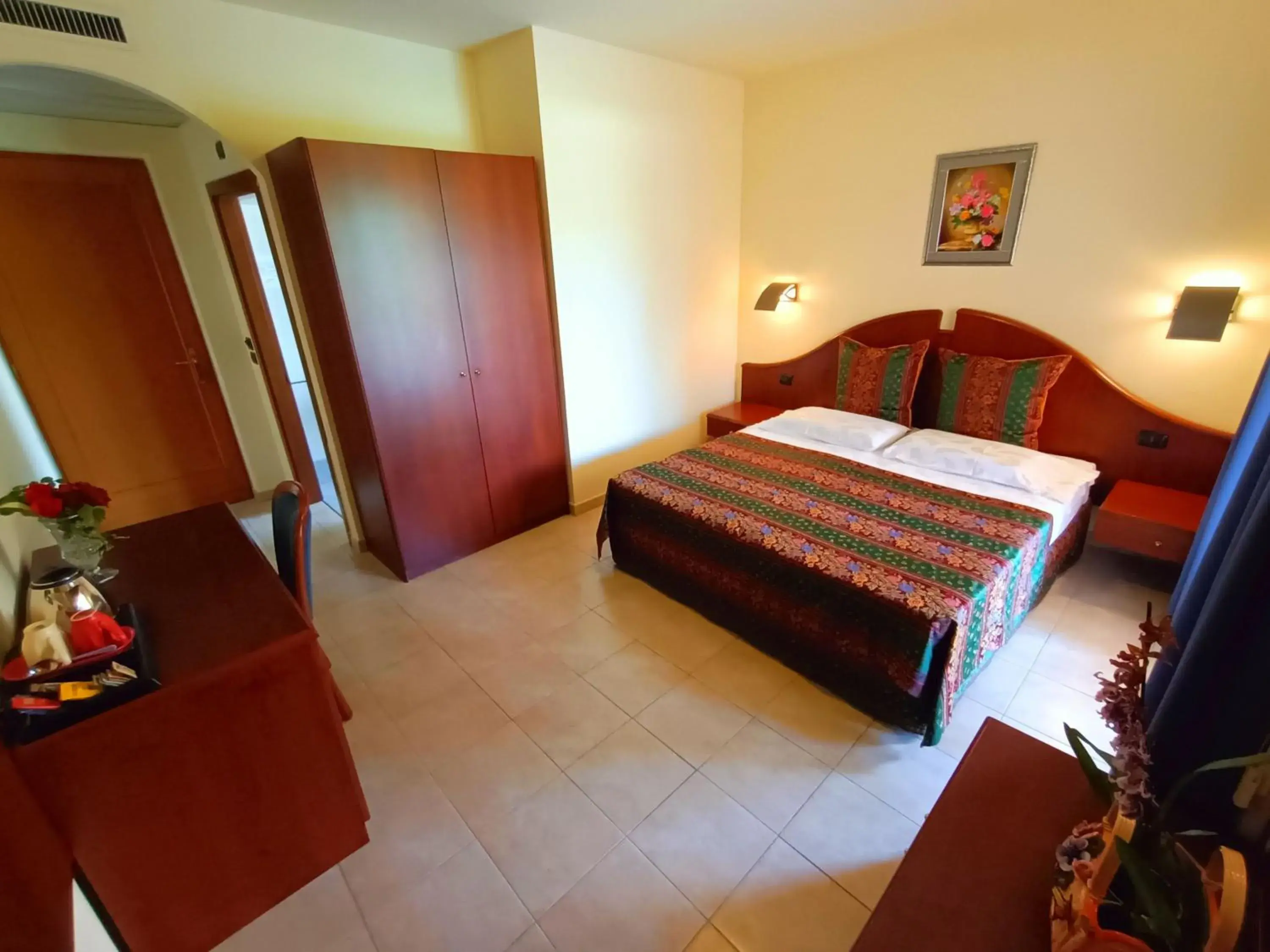 Bed in Hotel Villa Isabella