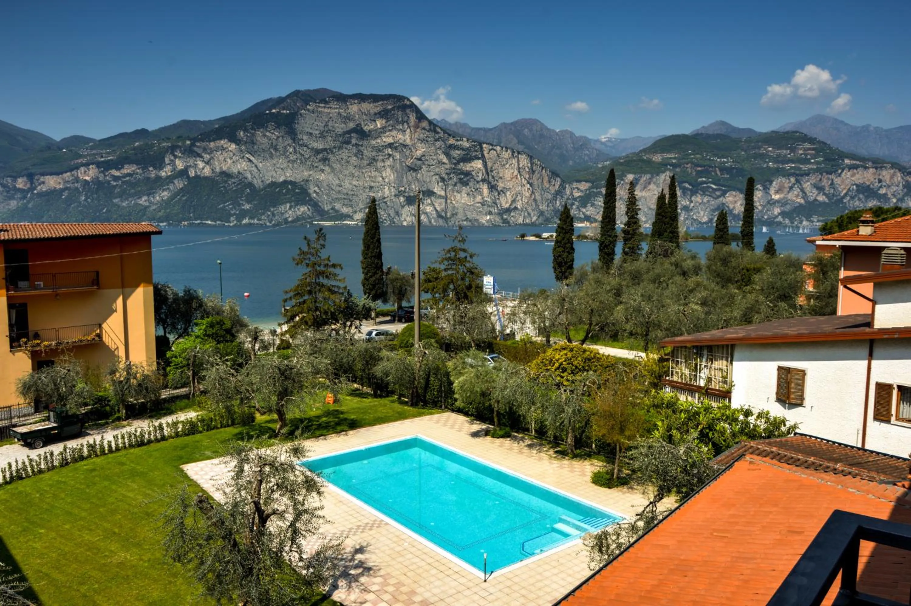 Lake view in Hotel Villa Isabella