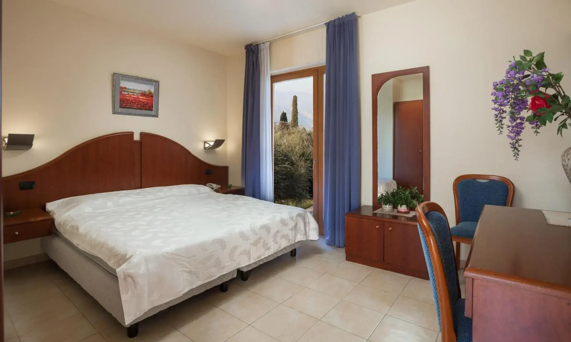 Bed in Hotel Villa Isabella