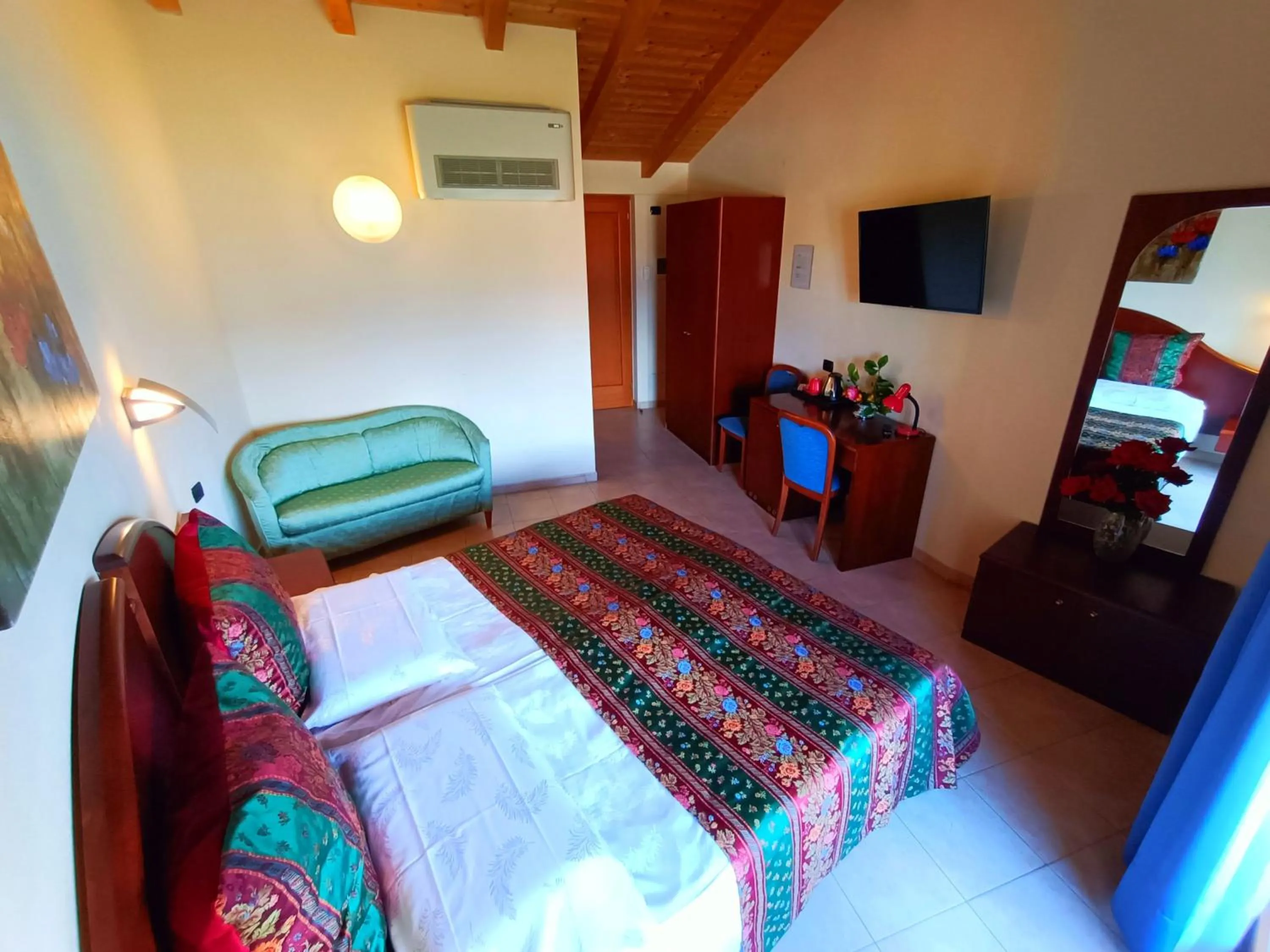 Bed in Hotel Villa Isabella