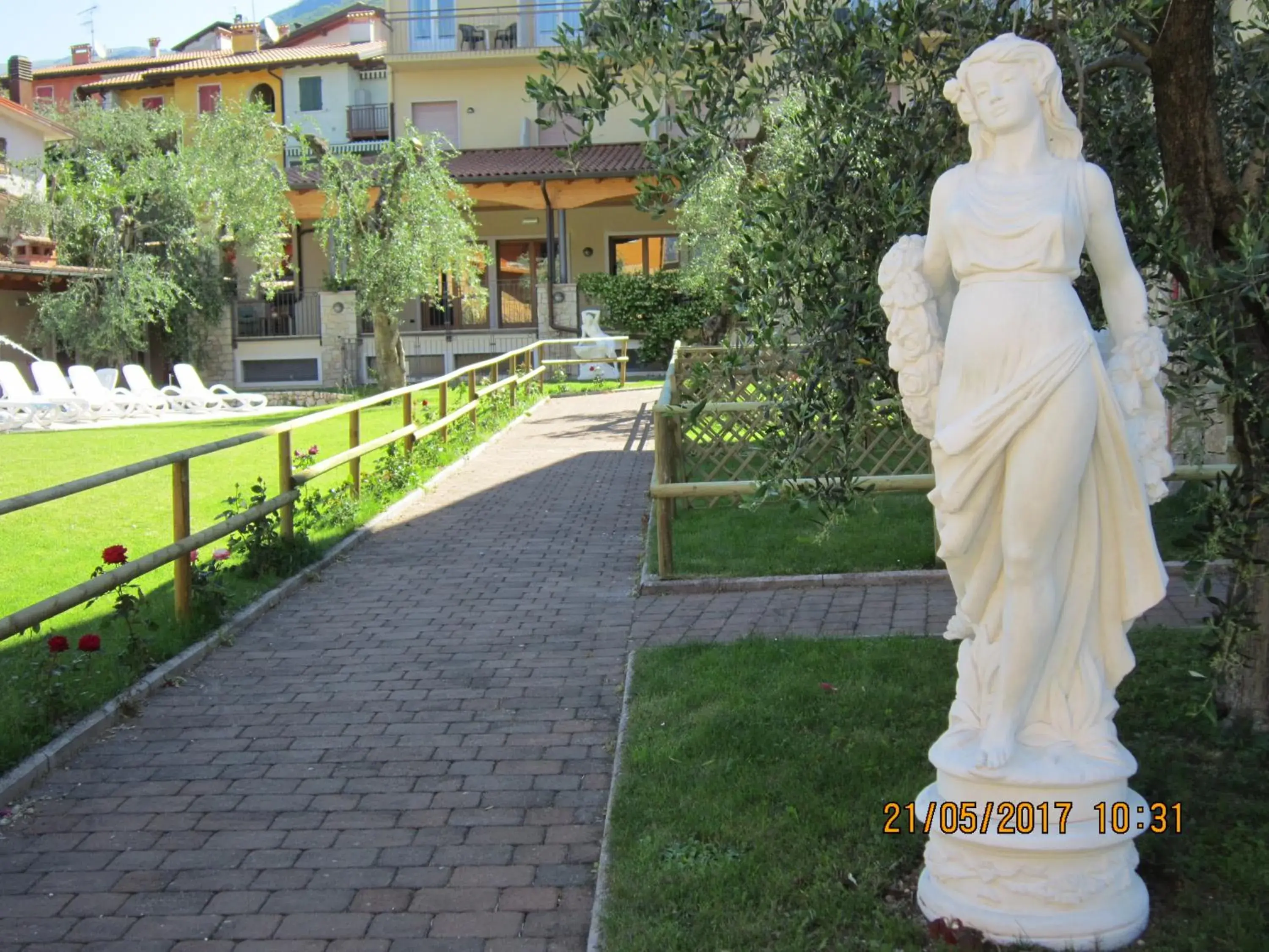 Decorative detail in Hotel Villa Isabella