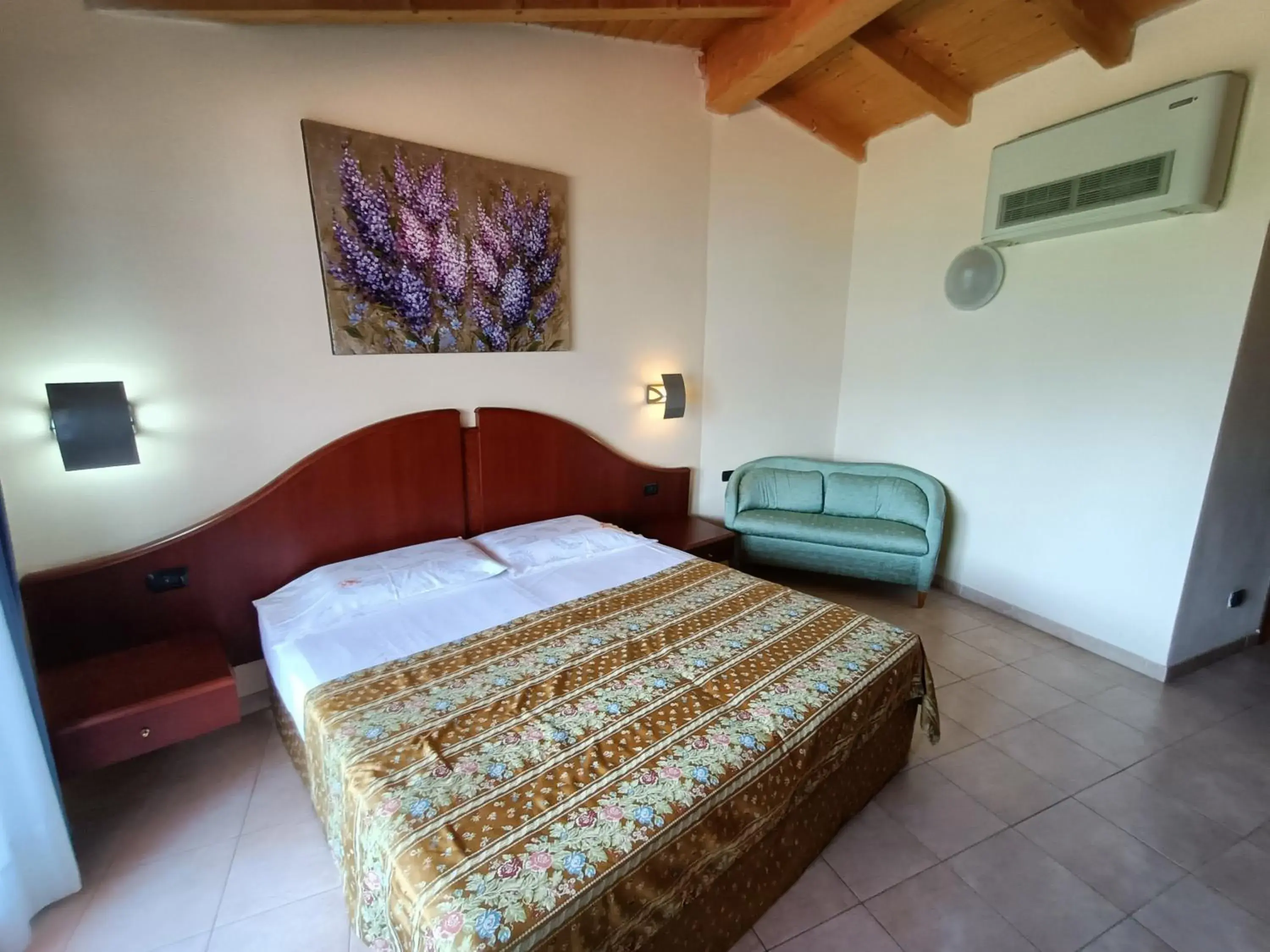 Bed in Hotel Villa Isabella