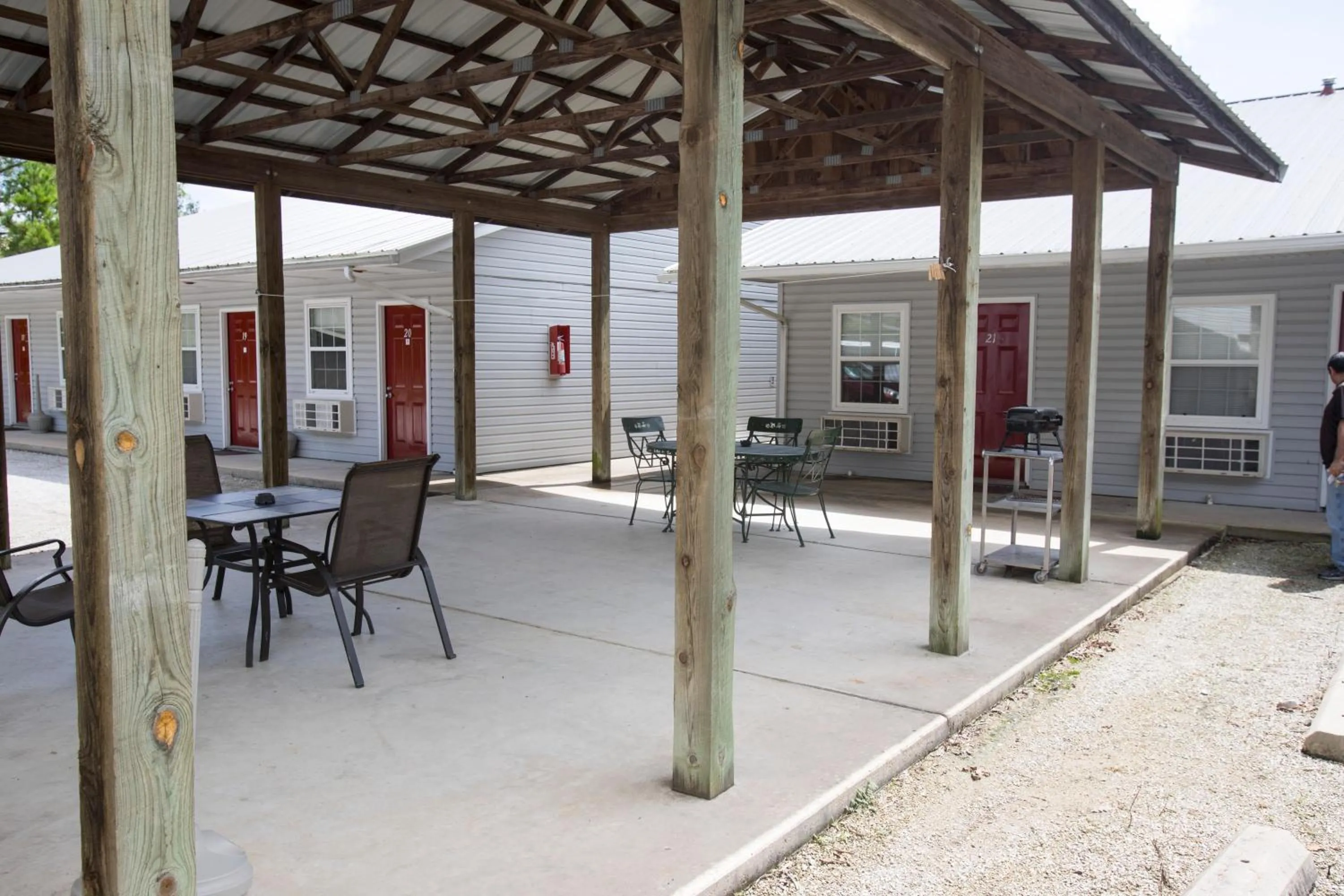 Patio in Cottonwood Inn