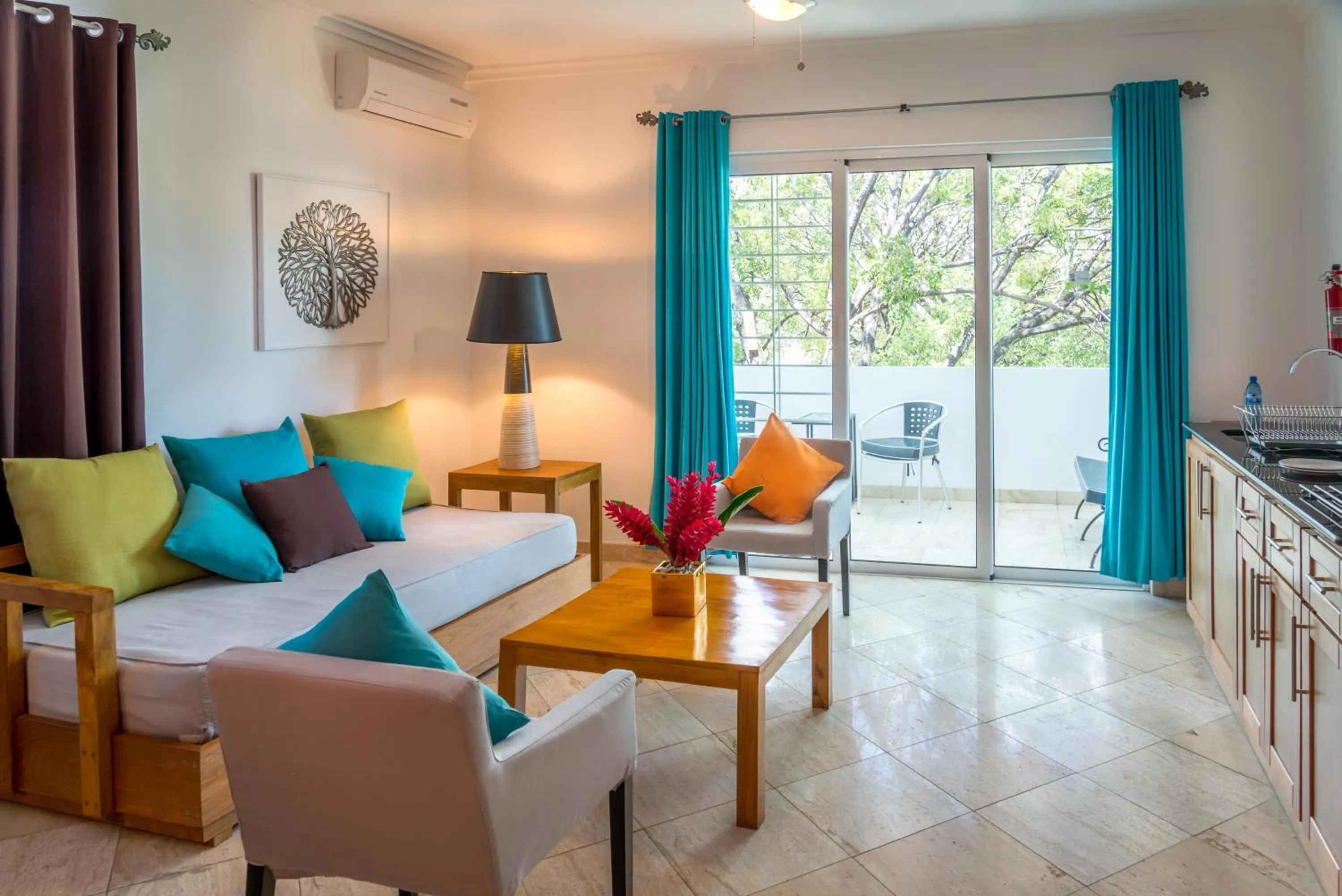 Living room in Hotel Montana