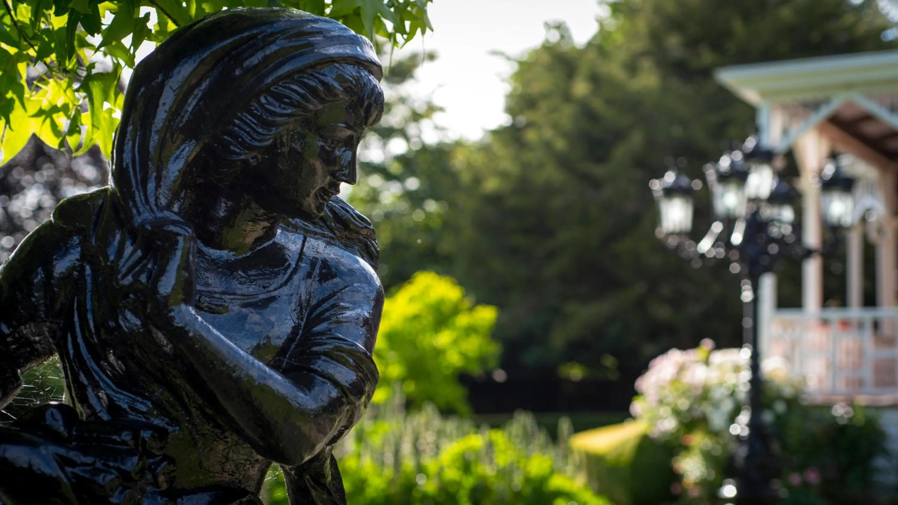 Garden view in Arcoona Manor