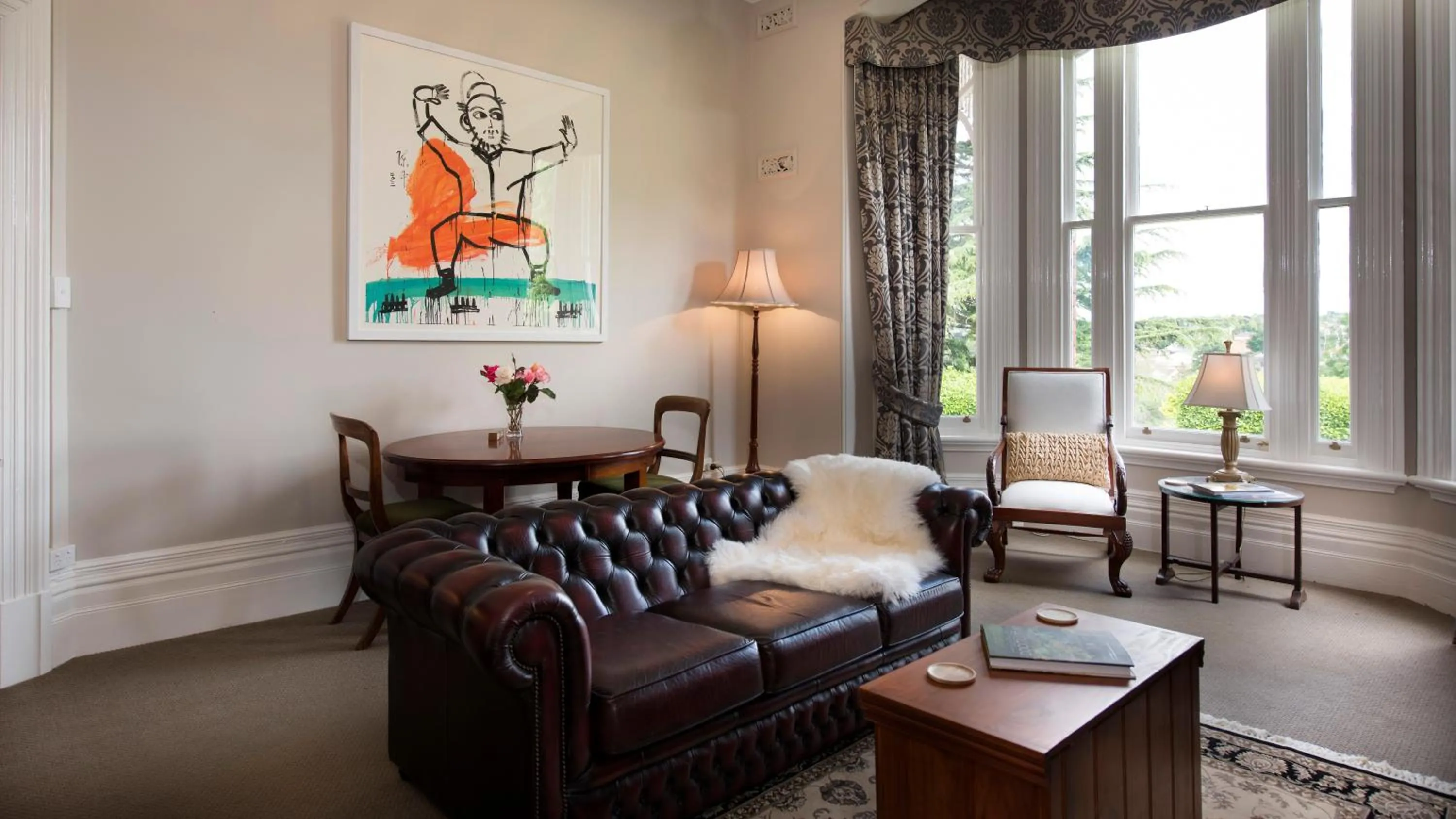 Living room in Arcoona Manor