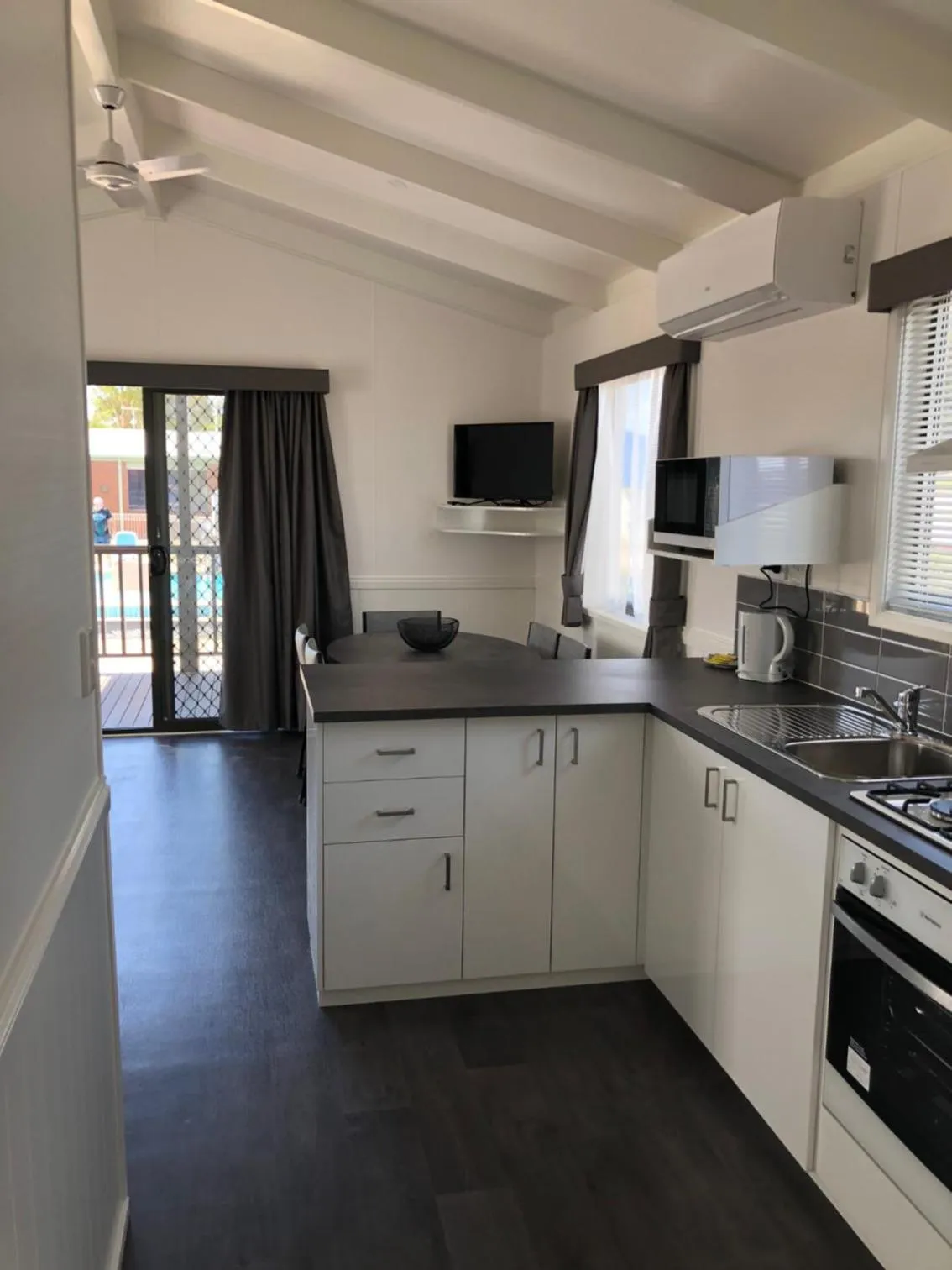 Kitchen or kitchenette in Geelong Surfcoast Hwy Holiday Park