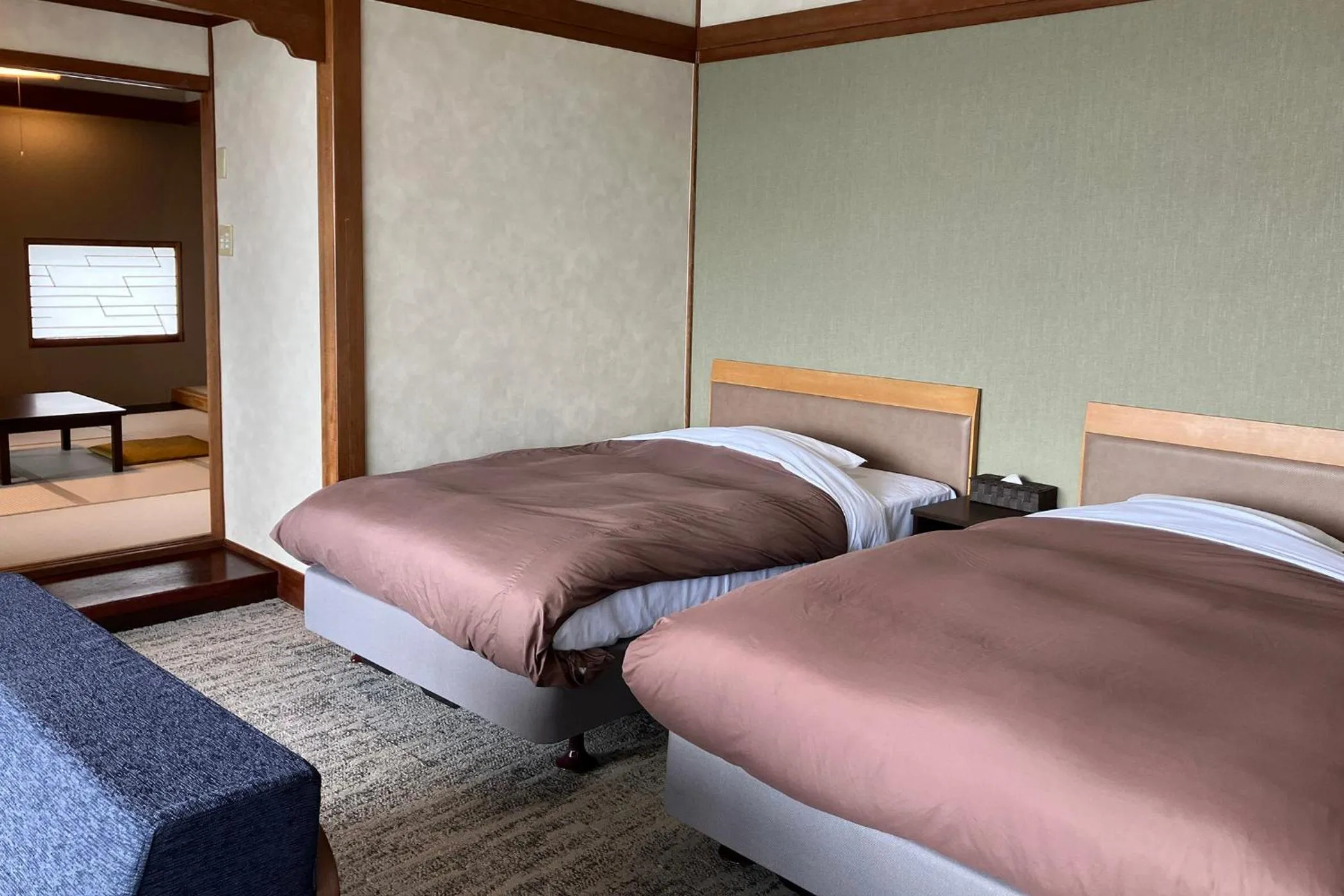 Photo of the whole room, Bed in Ooedo Onsen Monogatari Premium Shirahama Saichoraku