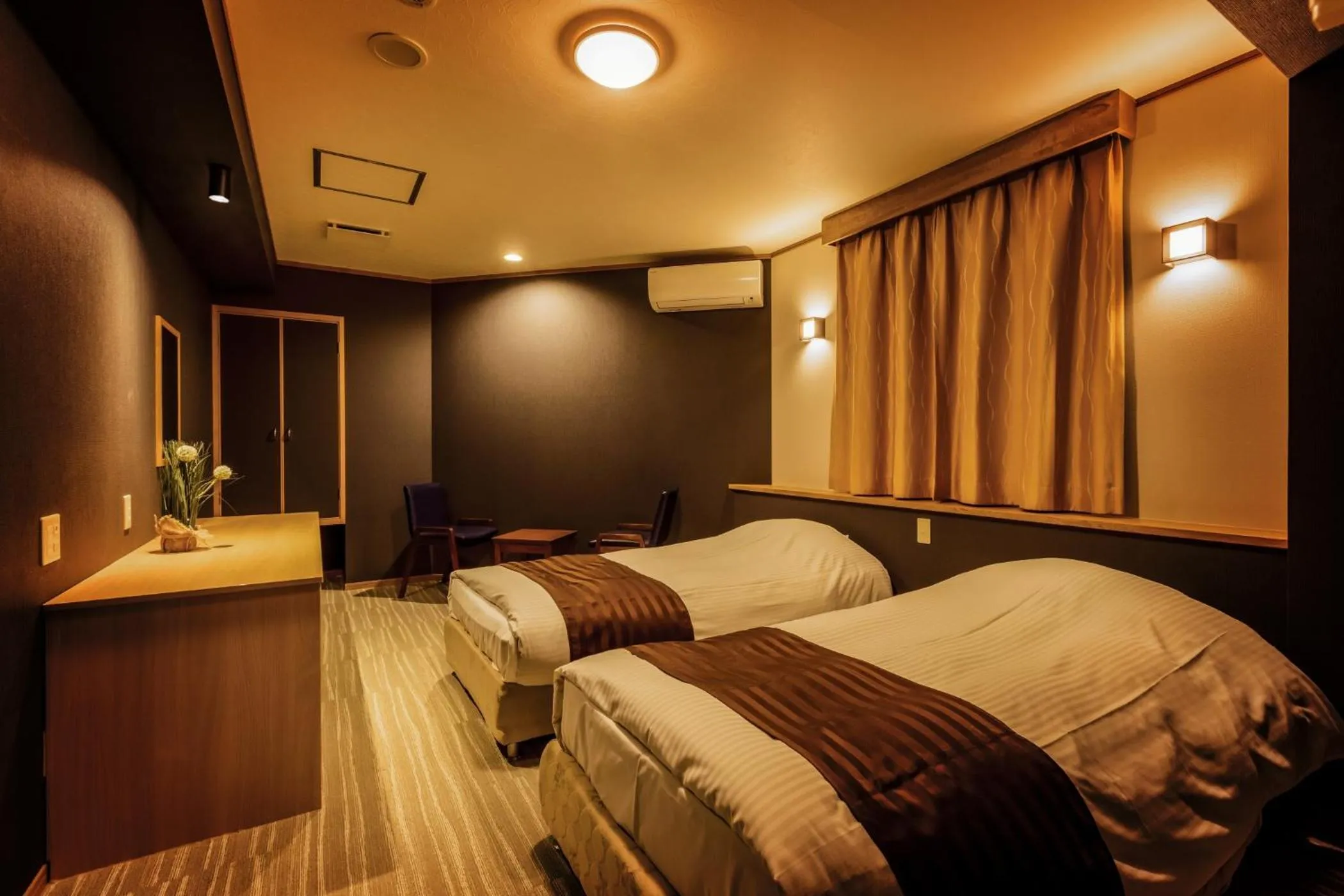 Photo of the whole room, Bed in Ooedo Onsen Monogatari Premium Shirahama Saichoraku