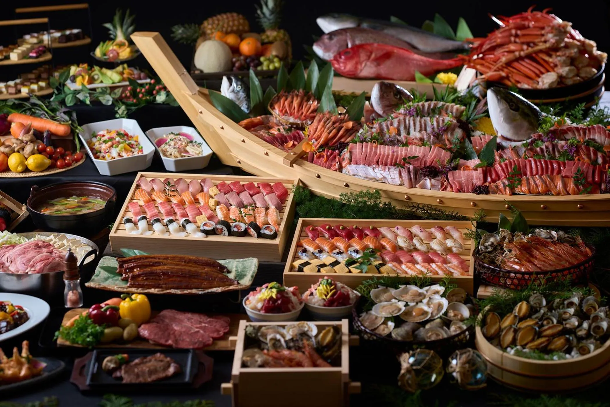 Dinner in Ooedo Onsen Monogatari Premium Shirahama Saichoraku