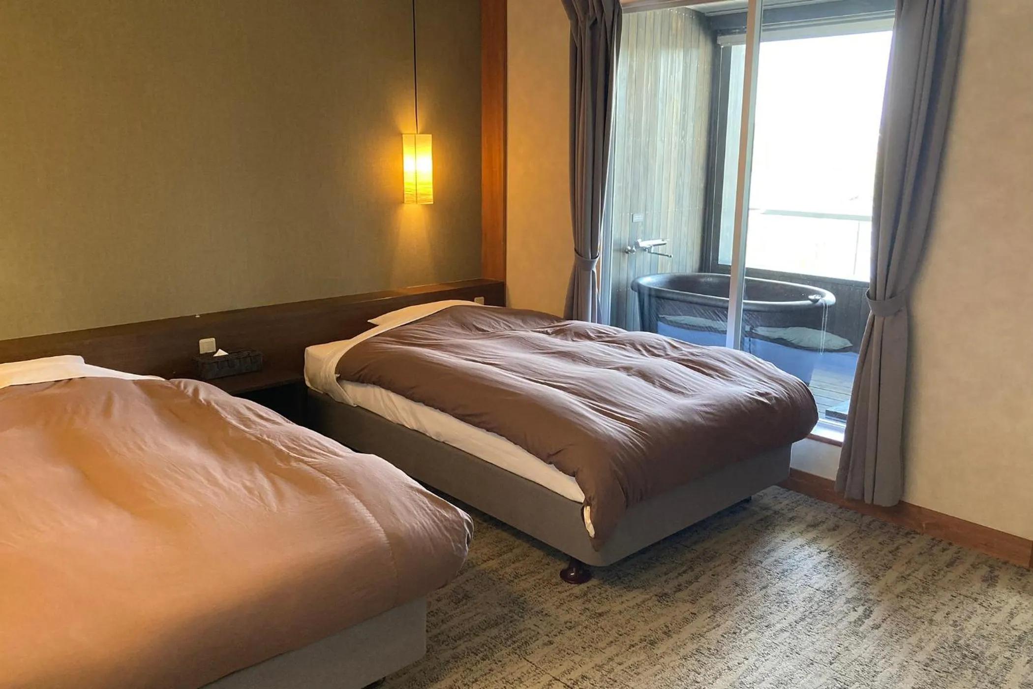 Photo of the whole room, Bed in Ooedo Onsen Monogatari Premium Shirahama Saichoraku
