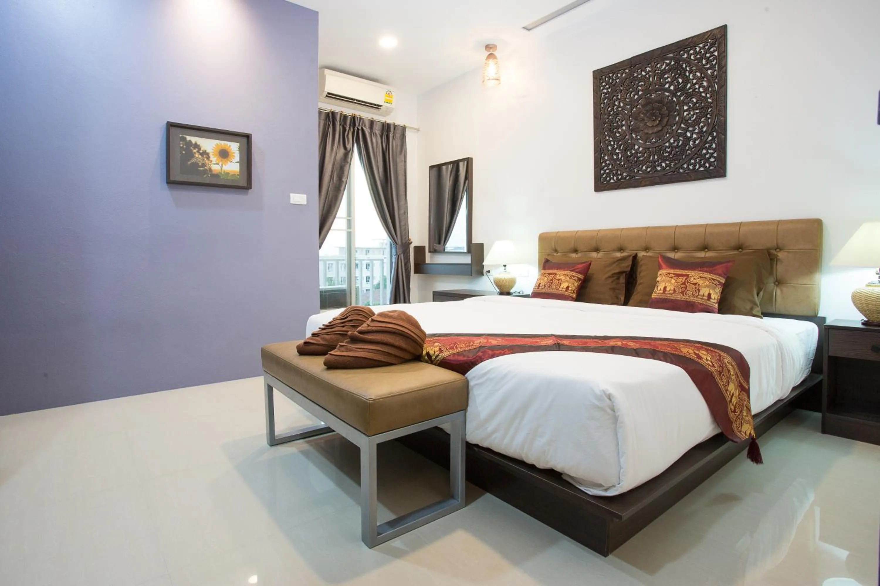 Photo of the whole room, Bed in Pongsakorn Boutique Resort