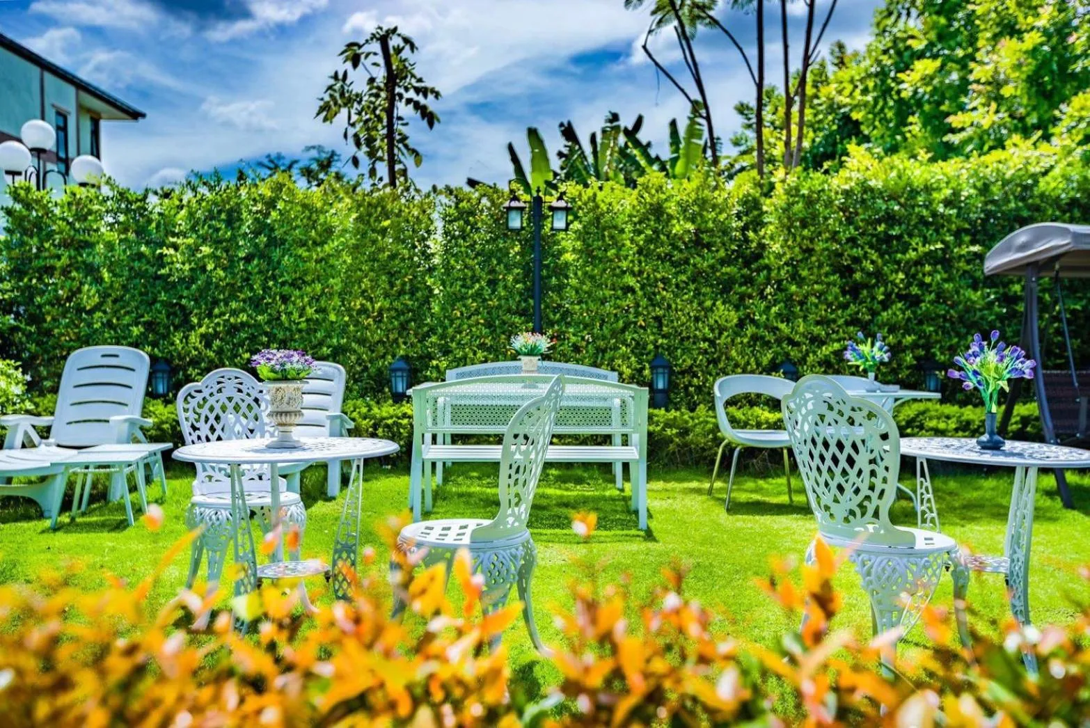 Garden view in Pongsakorn Boutique Resort