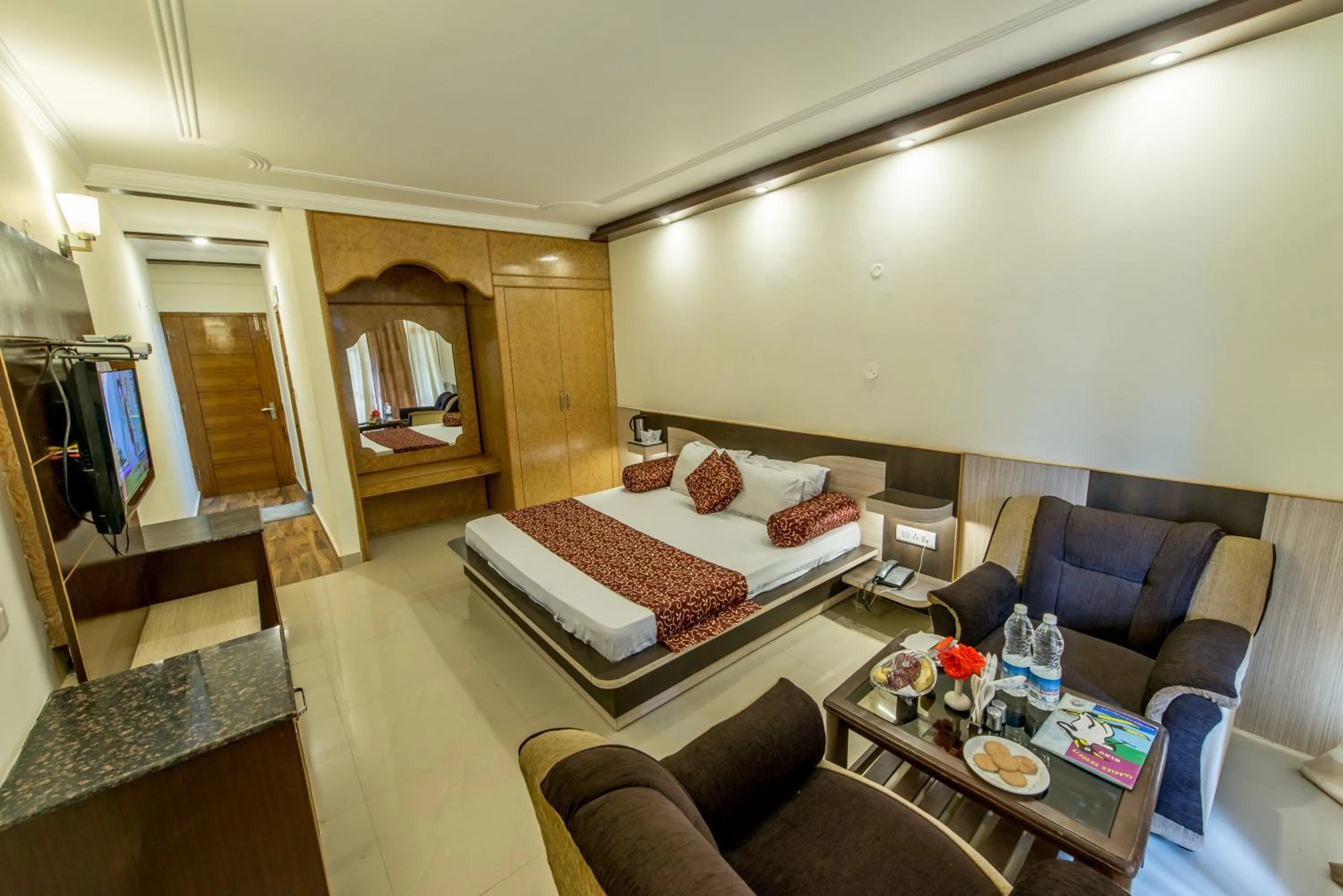 Bed in Hotel Glacier Resort