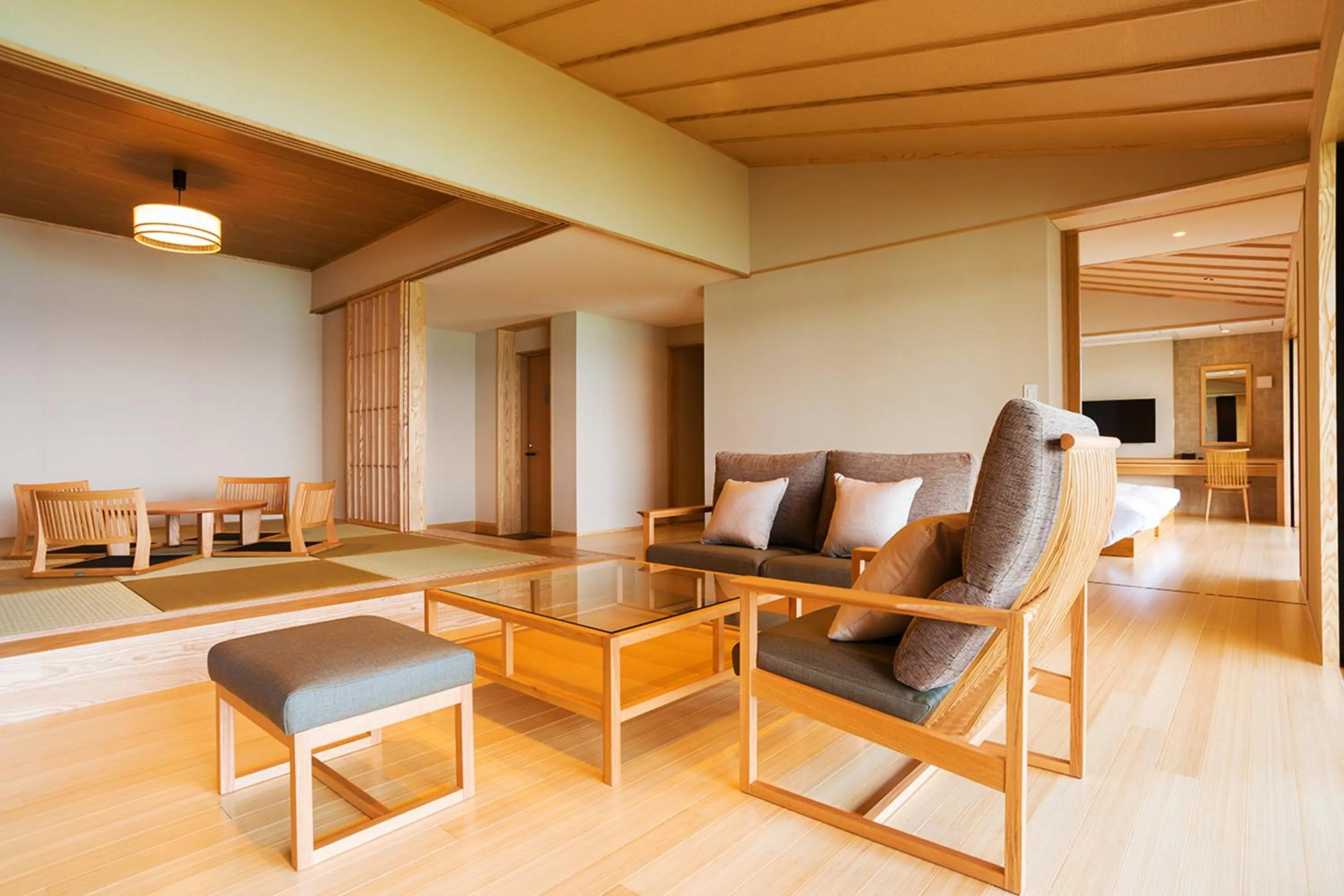 Photo of the whole room in Umino Ryotei Okinawa Nakamasou