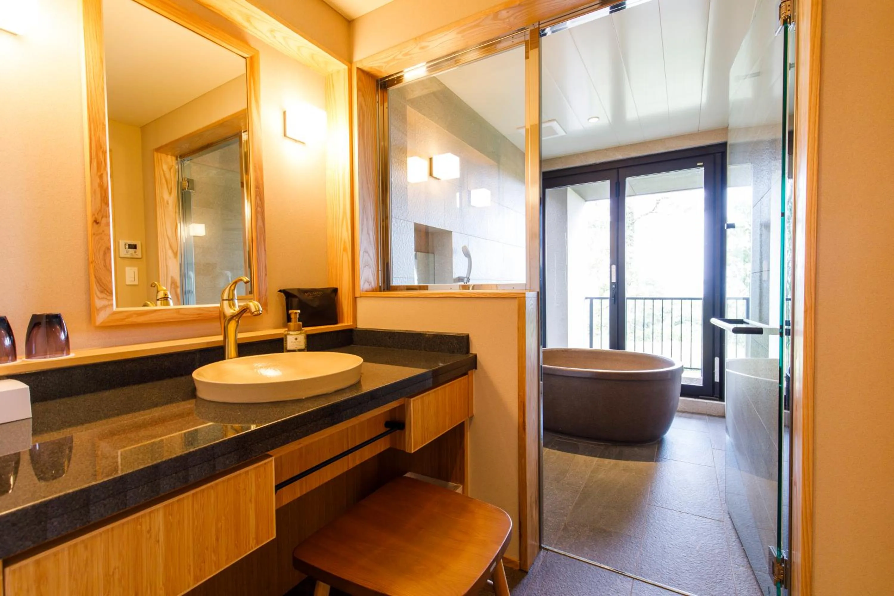 Bathroom in Umino Ryotei Okinawa Nakamasou