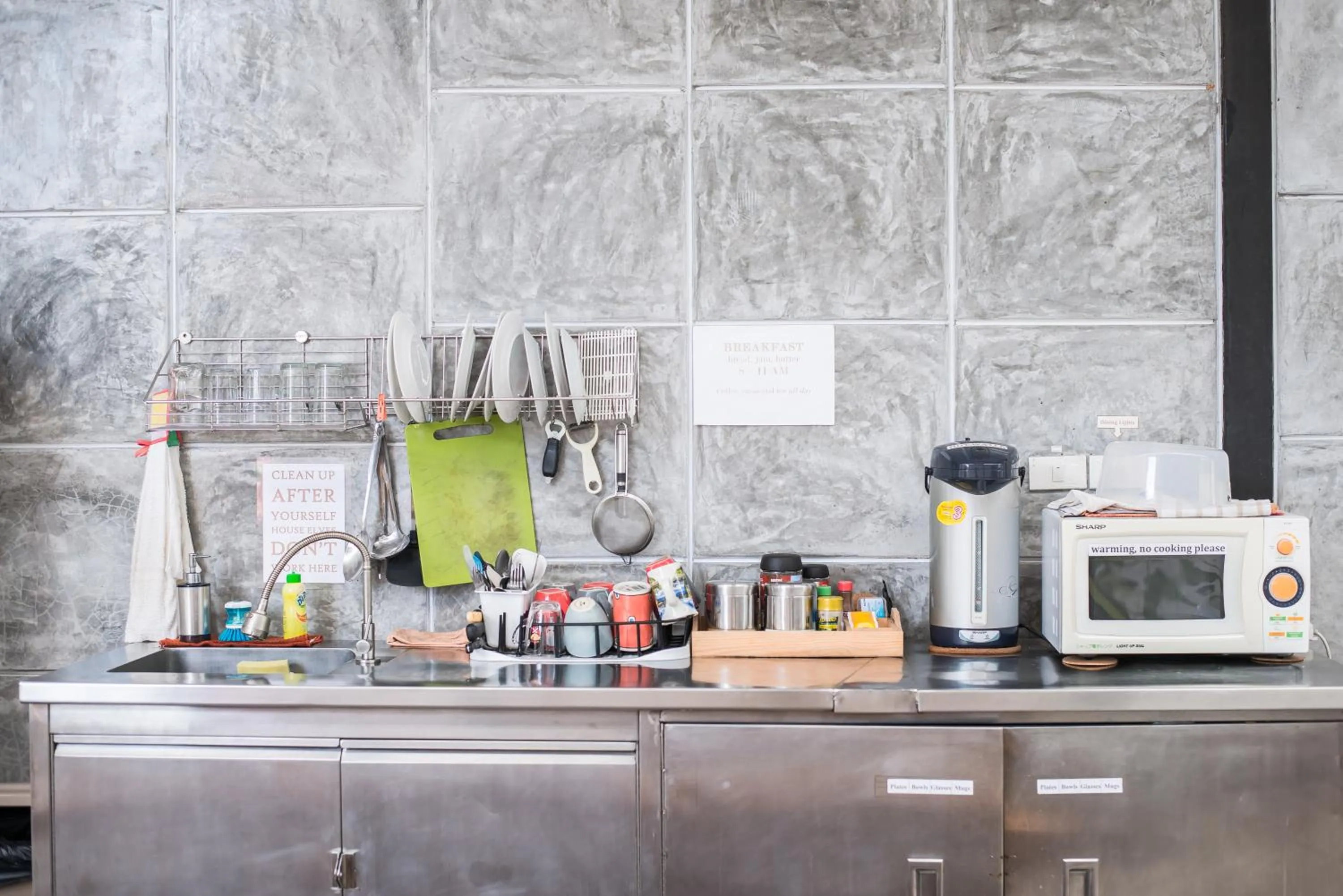 Coffee/tea facilities in ChillHub Hostel Phuket