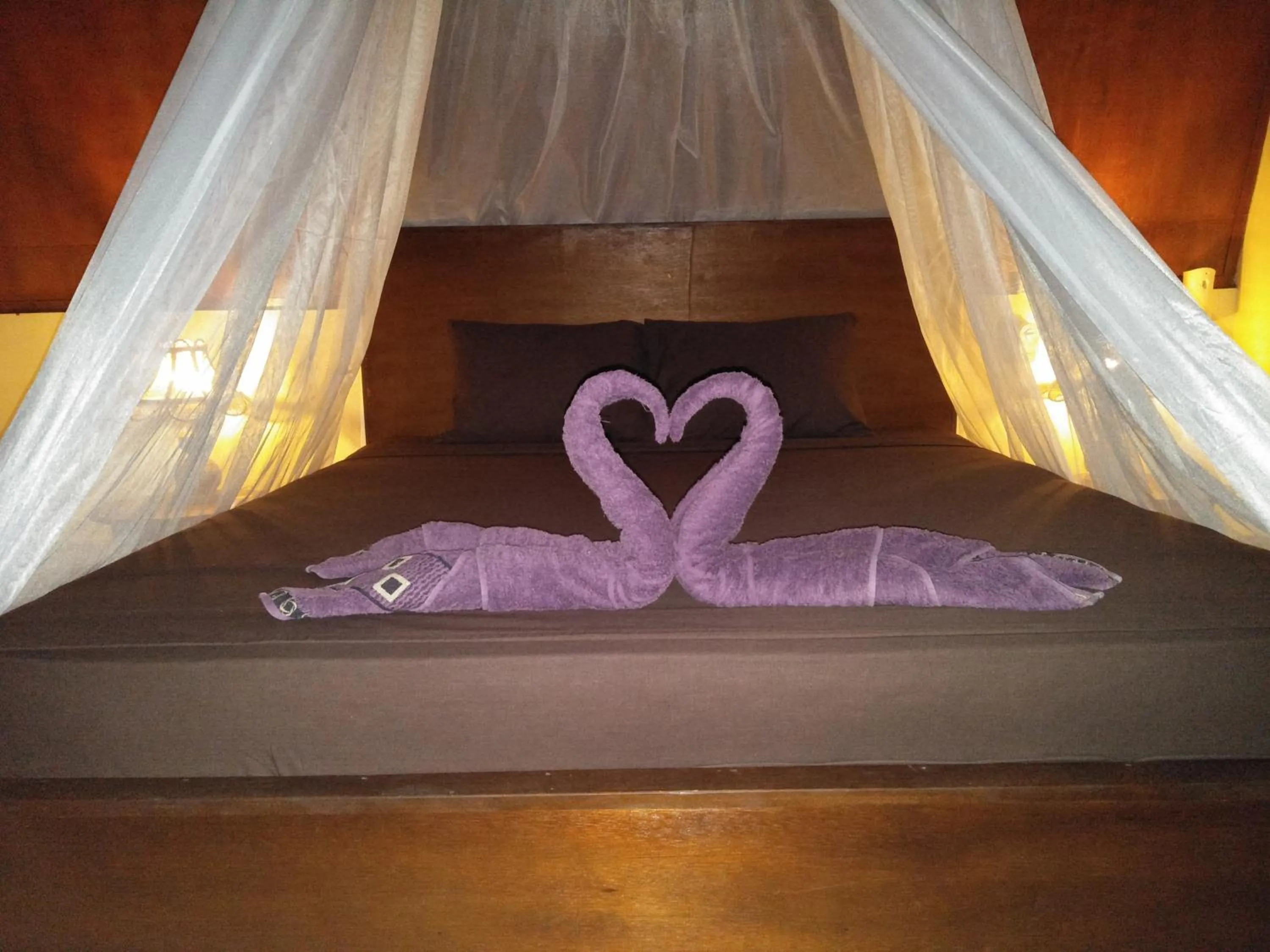 Bed in Cnunk Bungalow