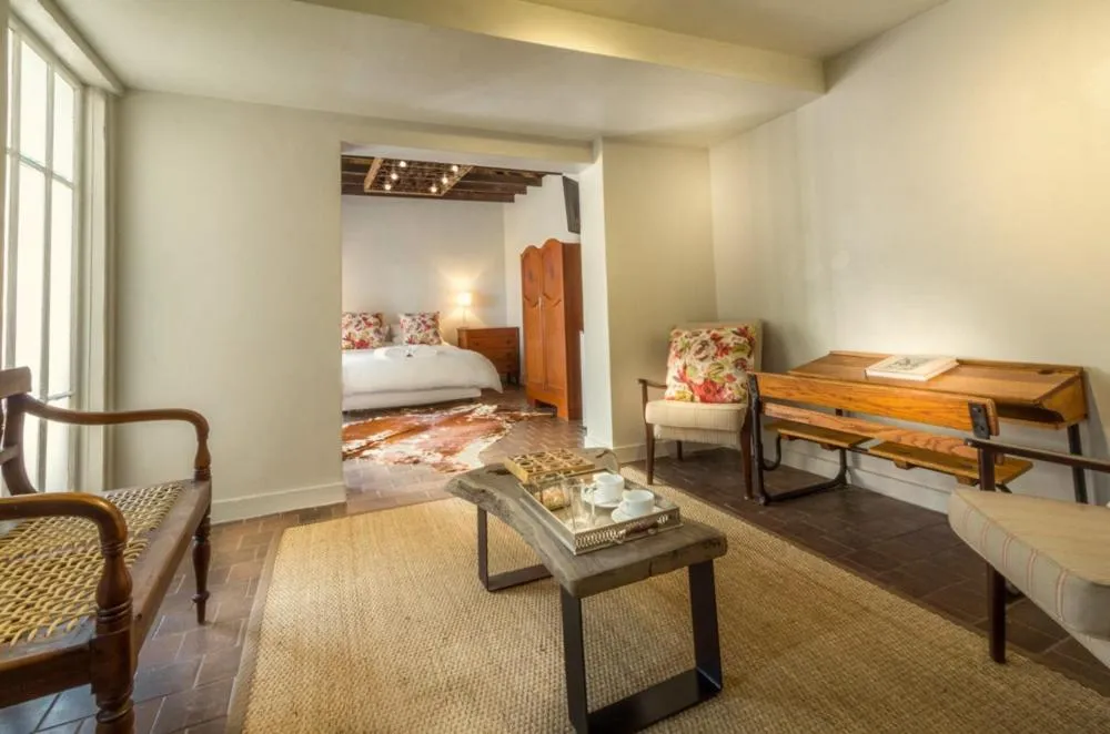 Living room, Bed in Pierneef's Kraal