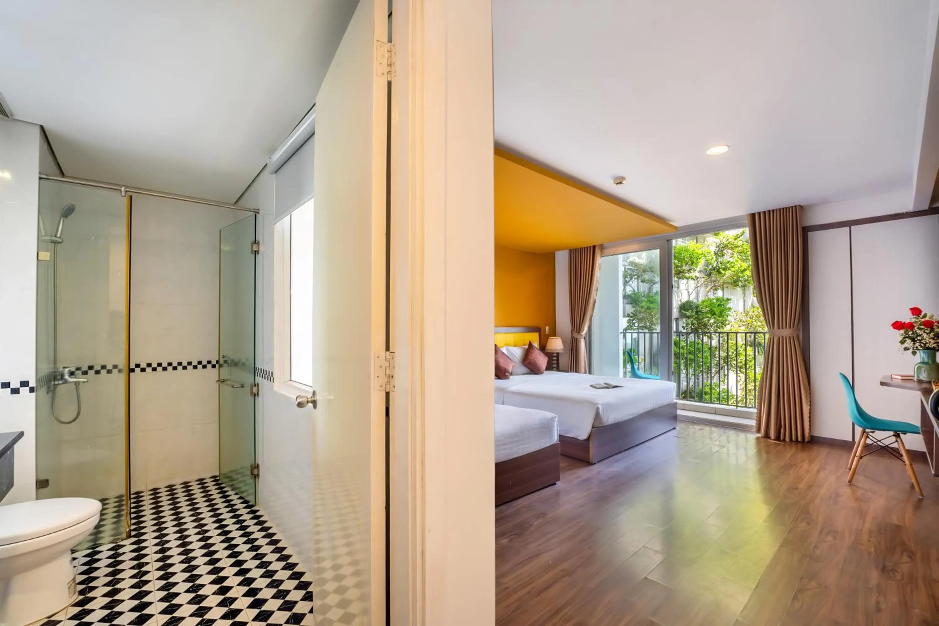 Photo of the whole room, Bed in Rich Hotel