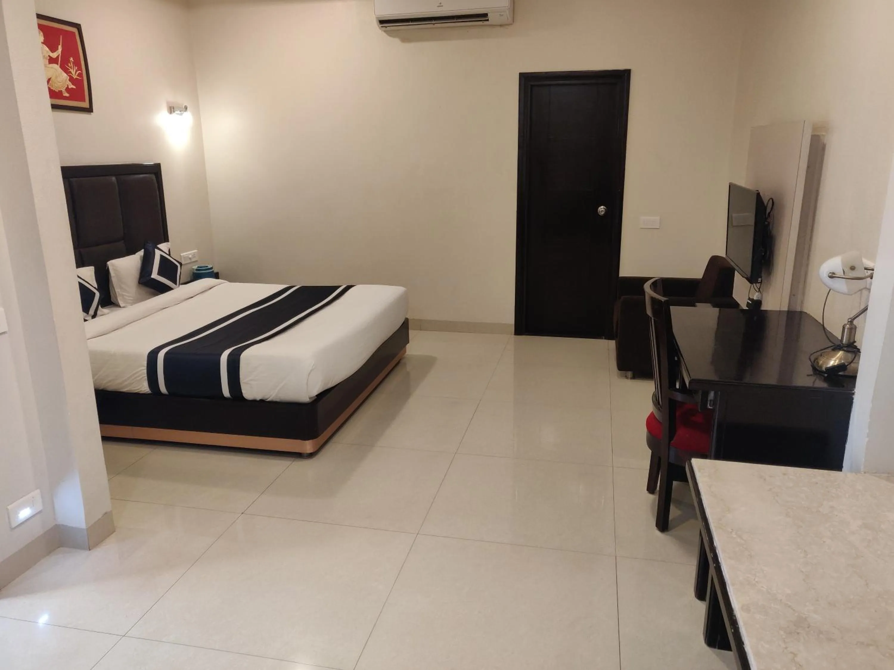 Bed in Chandra Grand