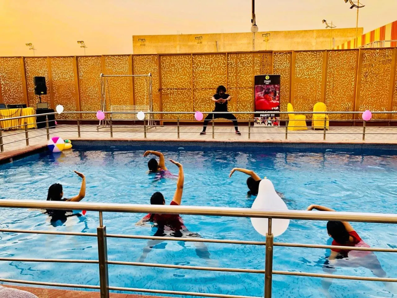 Swimming pool in Chandra Grand