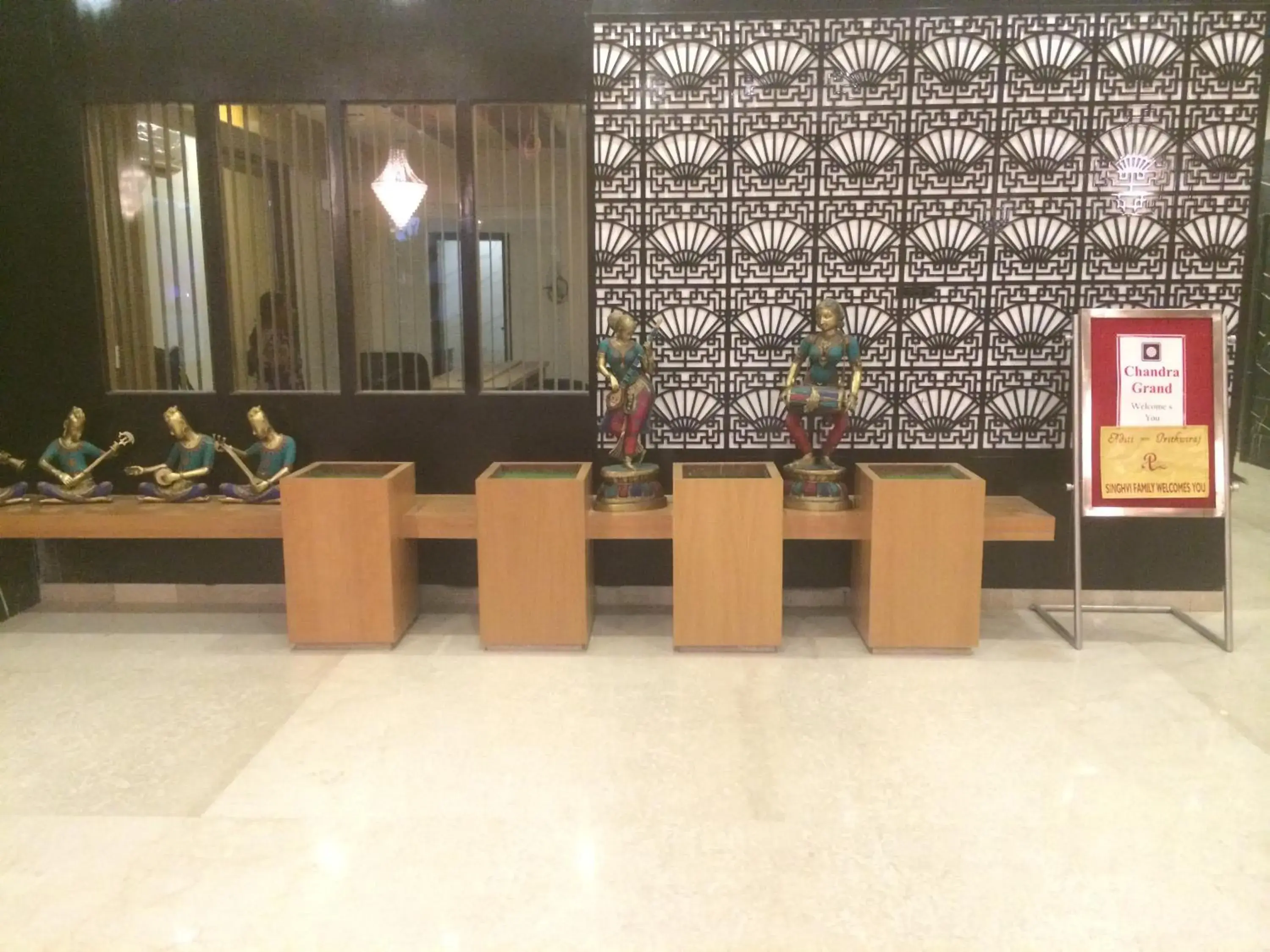 Lobby or reception in Chandra Grand Lobby or reception in Chandra Grand