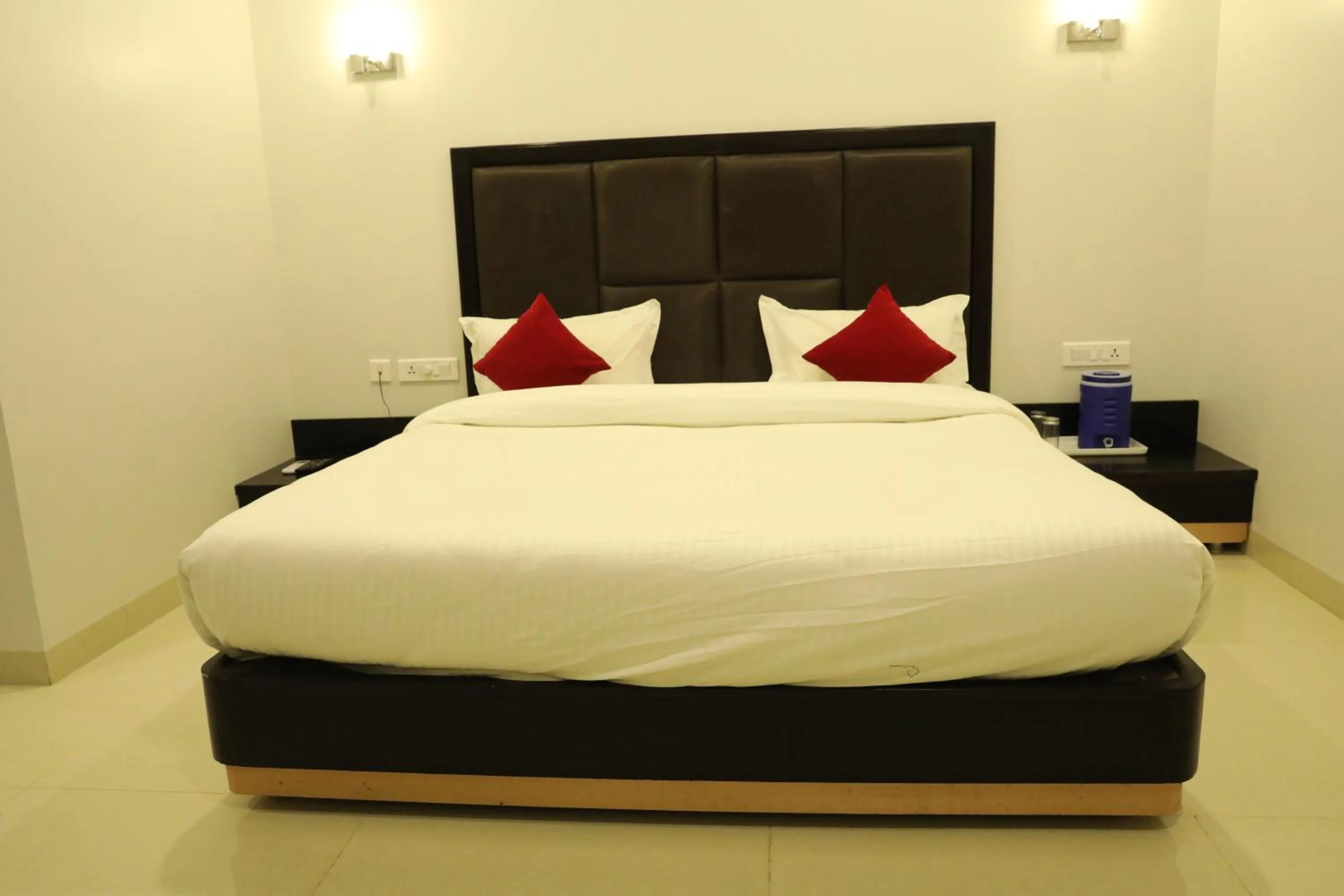 Bed in Chandra Grand