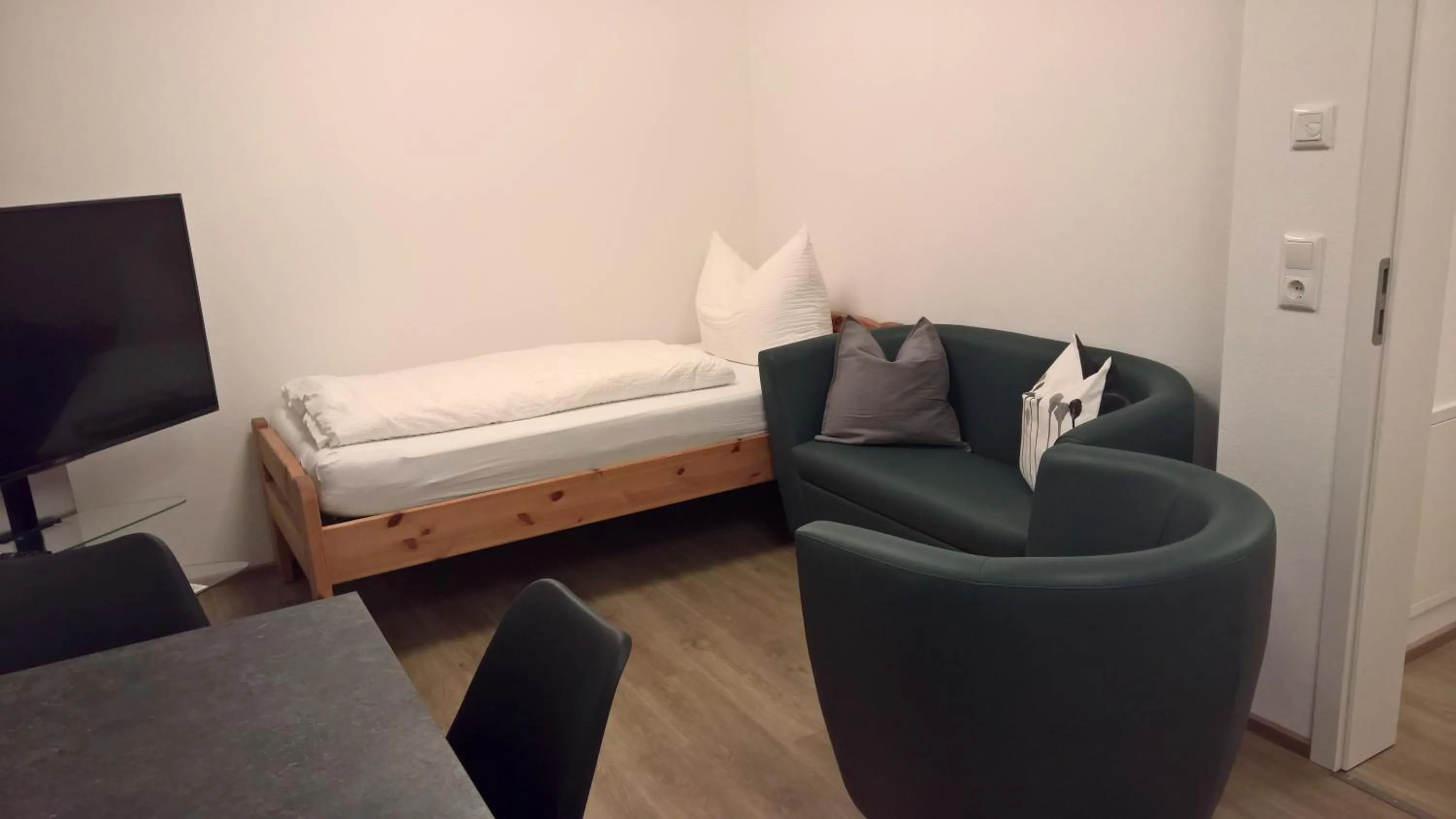 Bed in Aparthotel Sebastian