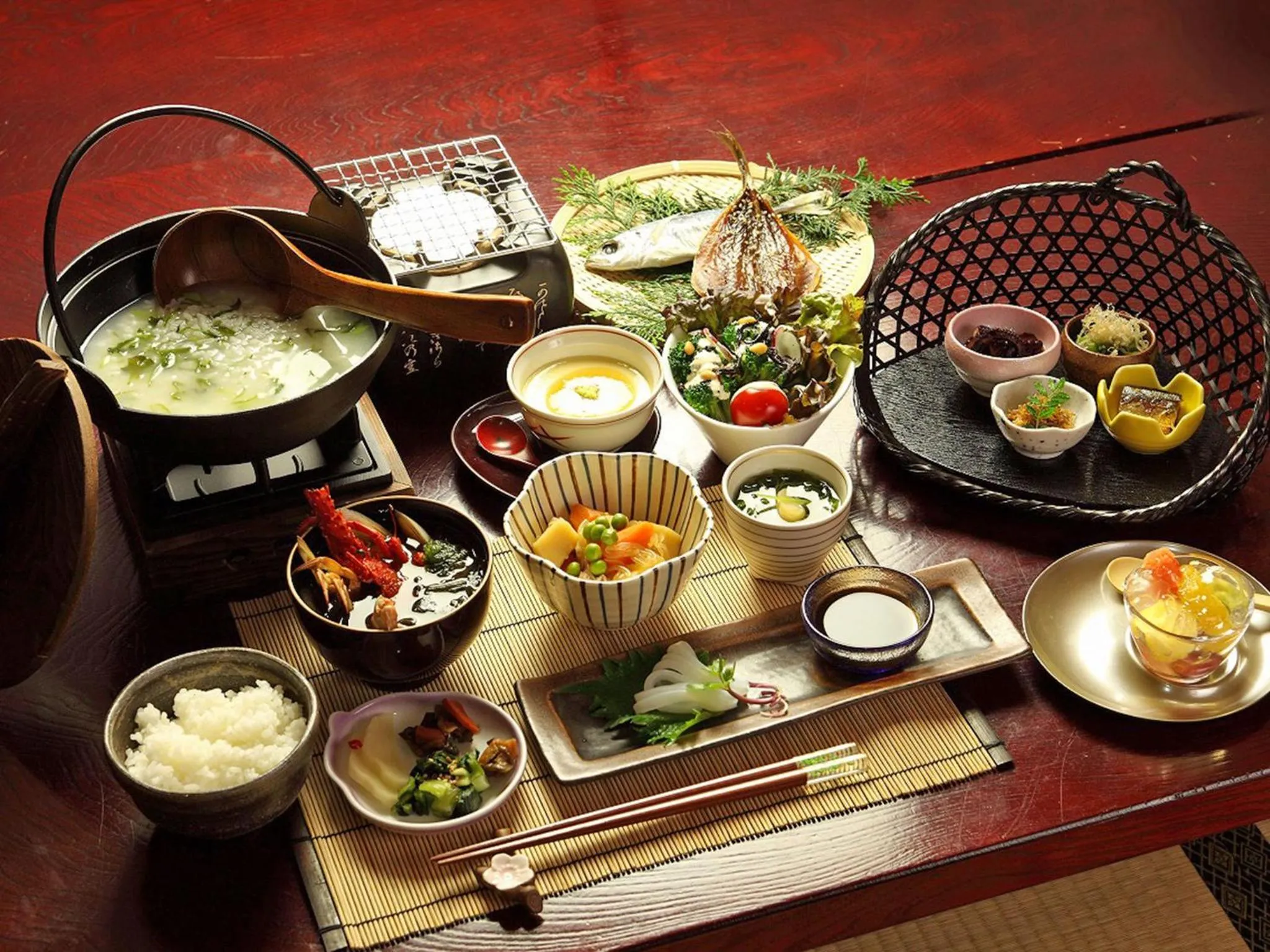 Breakfast in Hanano Koyado Jubei