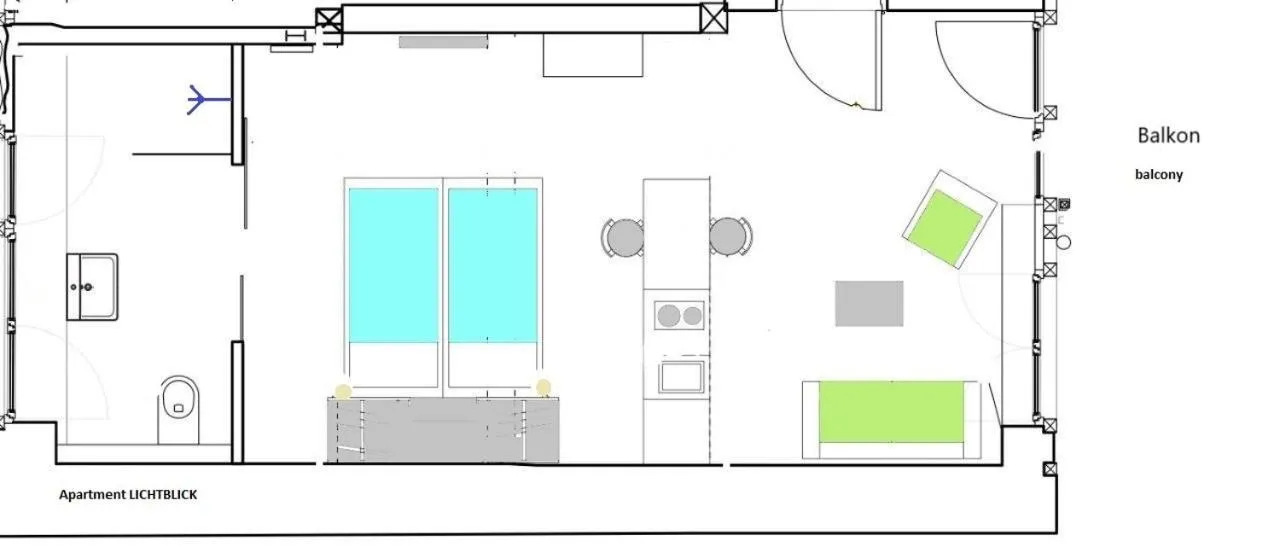 Photo of the whole room in 1463 Apartmenthaus