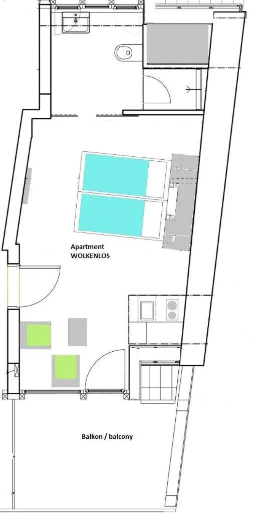 Photo of the whole room in 1463 Apartmenthaus