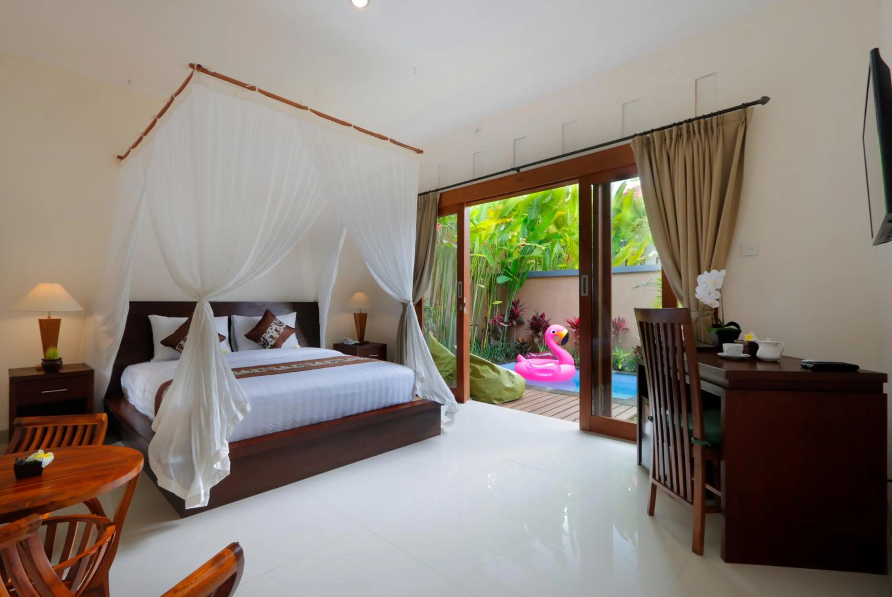 Photo of the whole room, Bed in ThanTha Ubud Villa