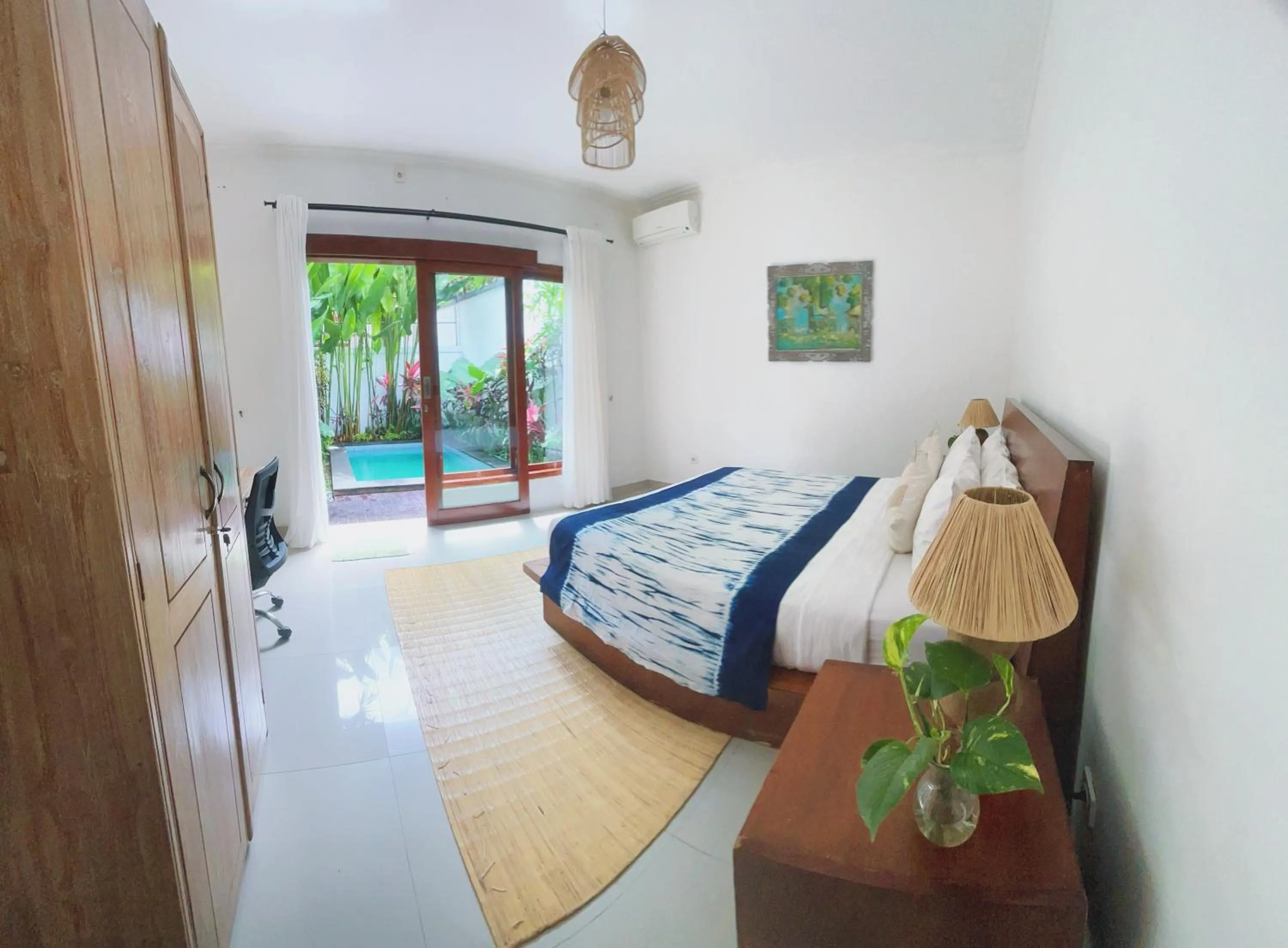 Bed in ThanTha Ubud Villa