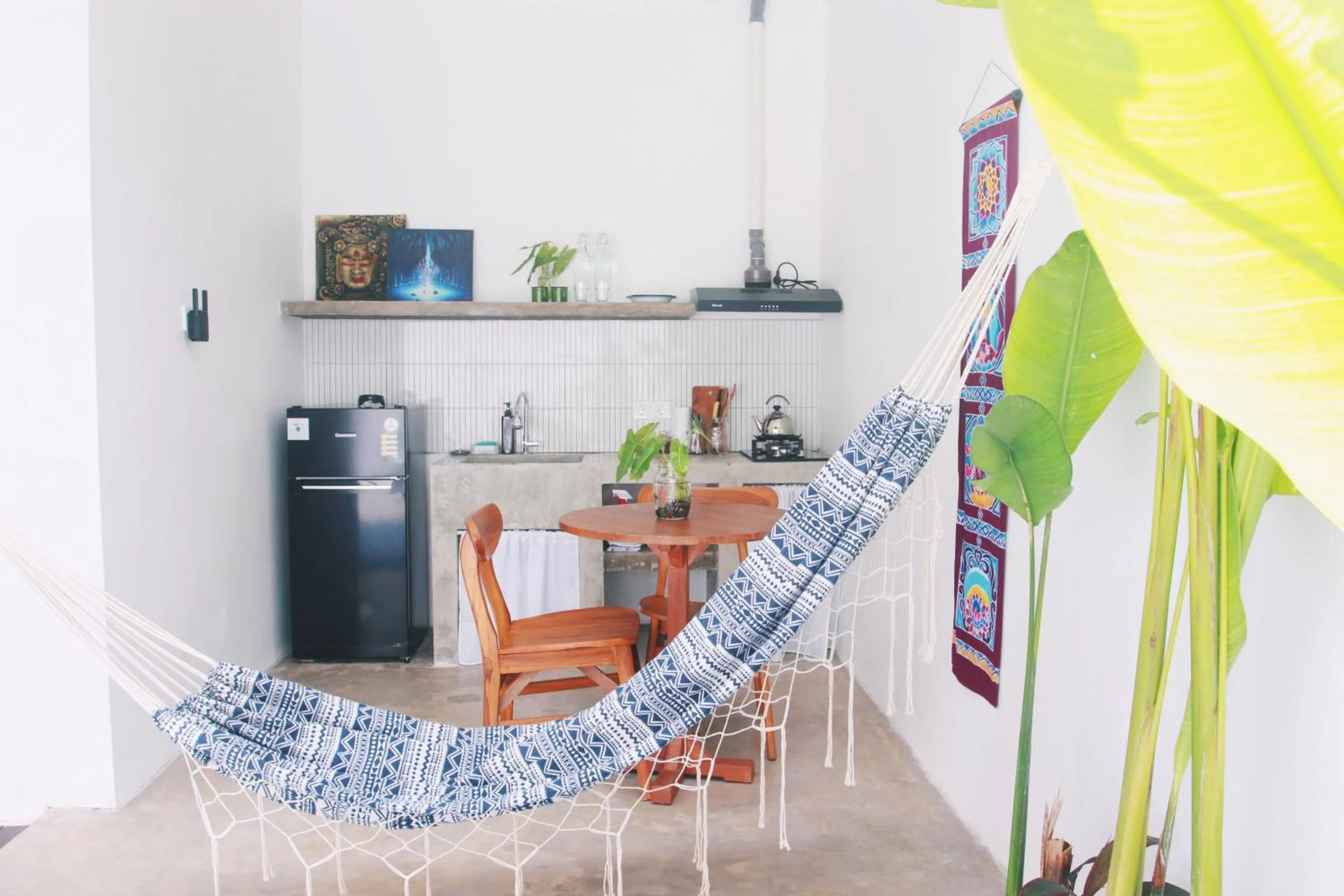 Kitchen or kitchenette in ThanTha Ubud Villa