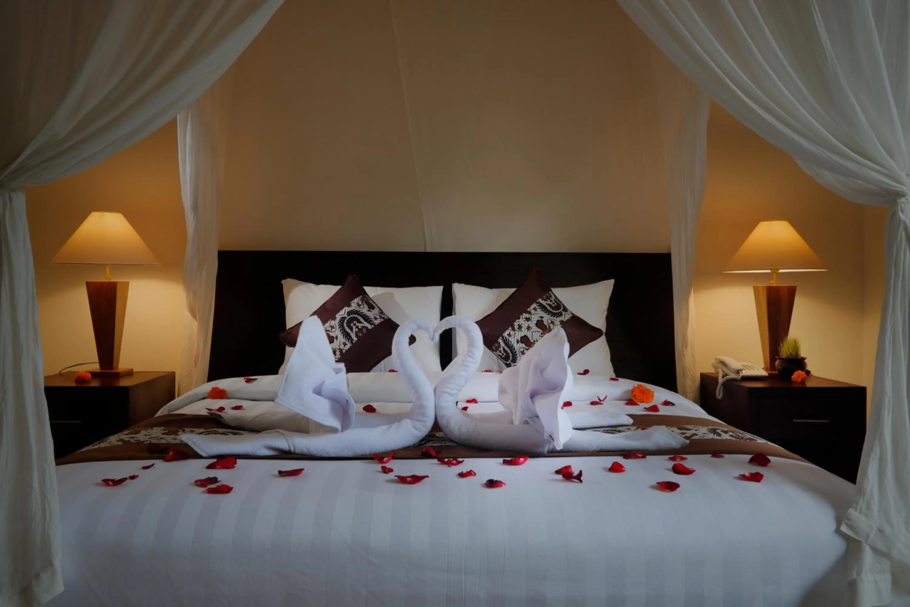 Bed in ThanTha Ubud Villa