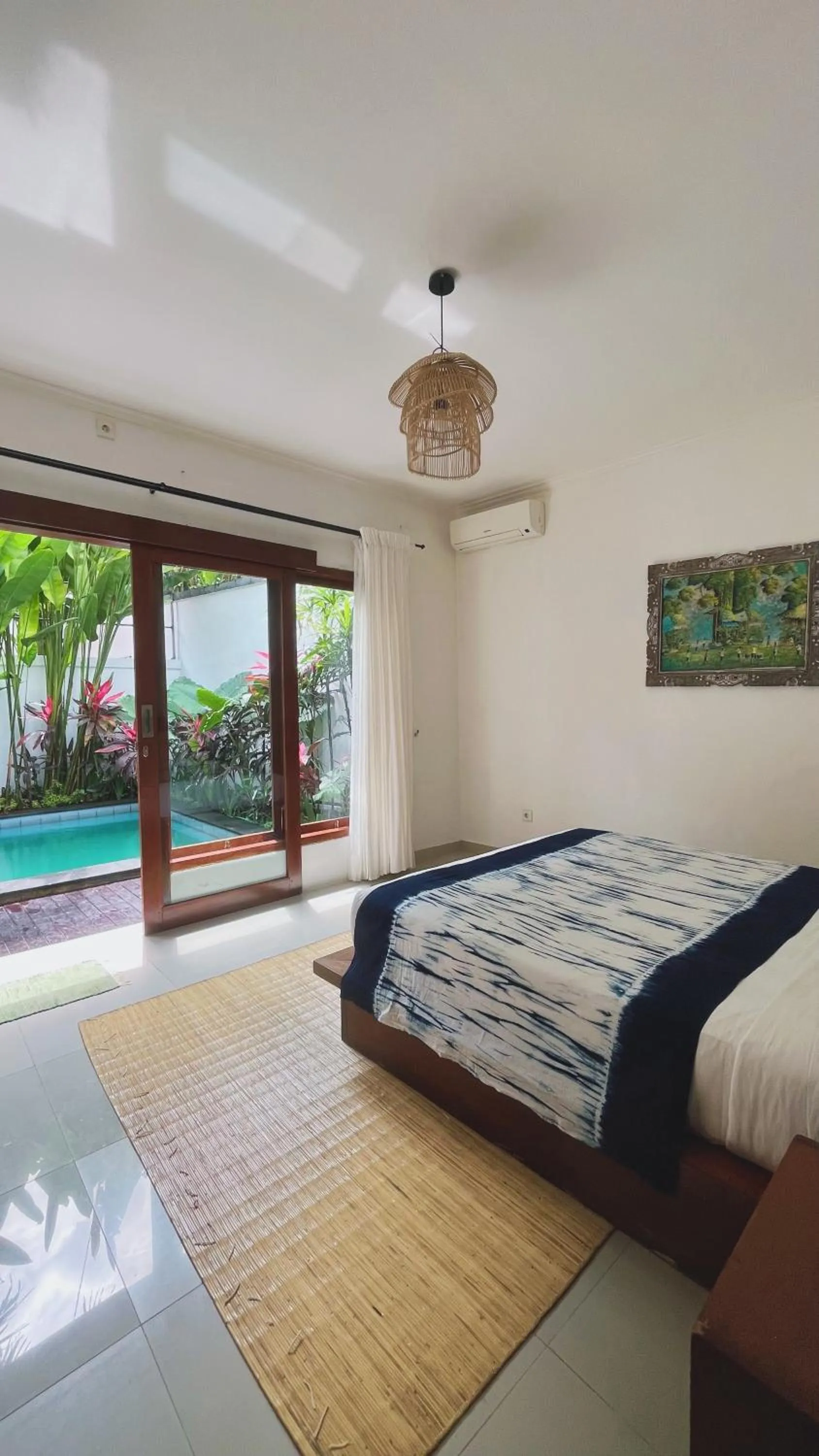 Bed in ThanTha Ubud Villa