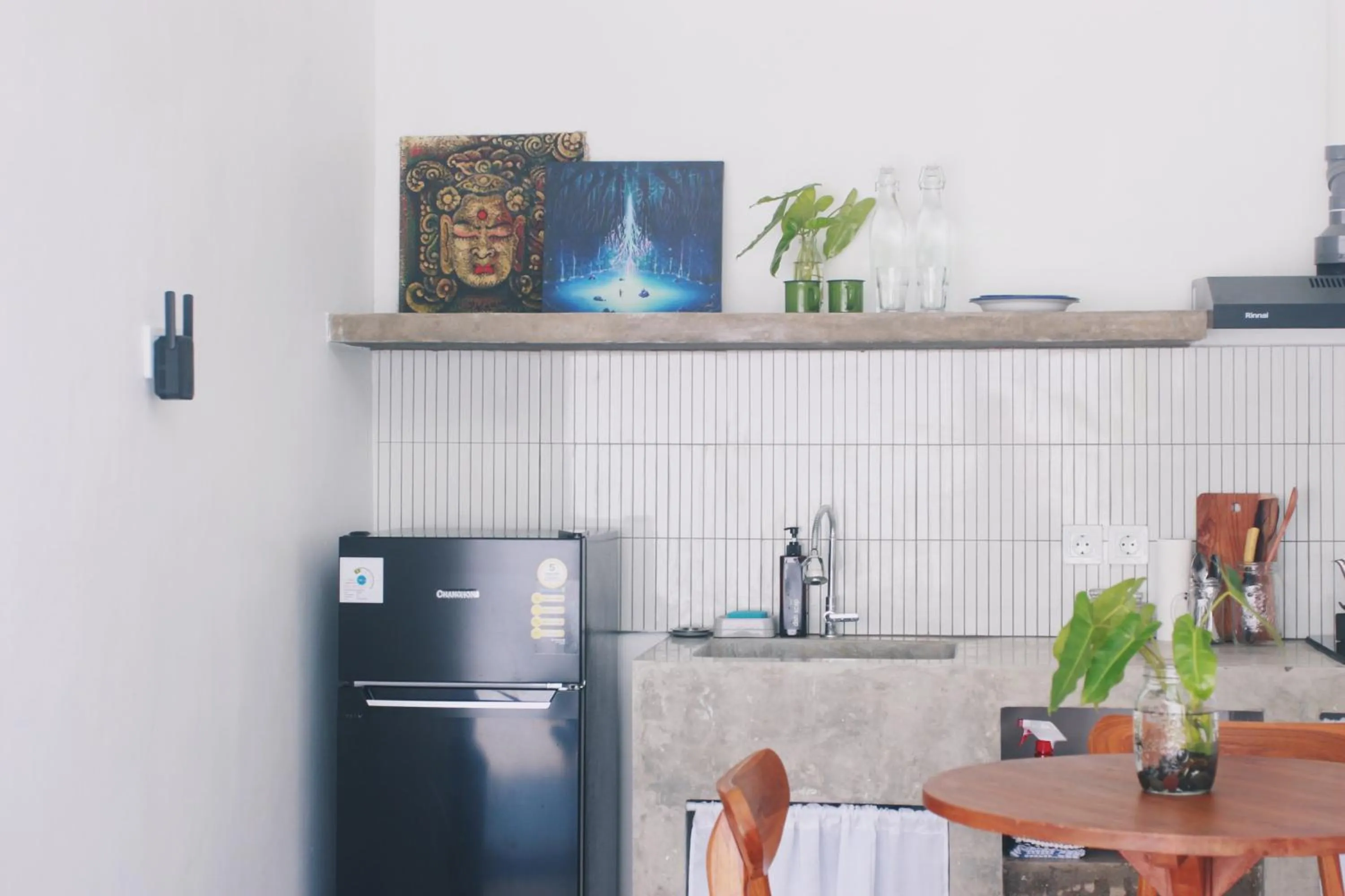 Kitchen or kitchenette in ThanTha Ubud Villa