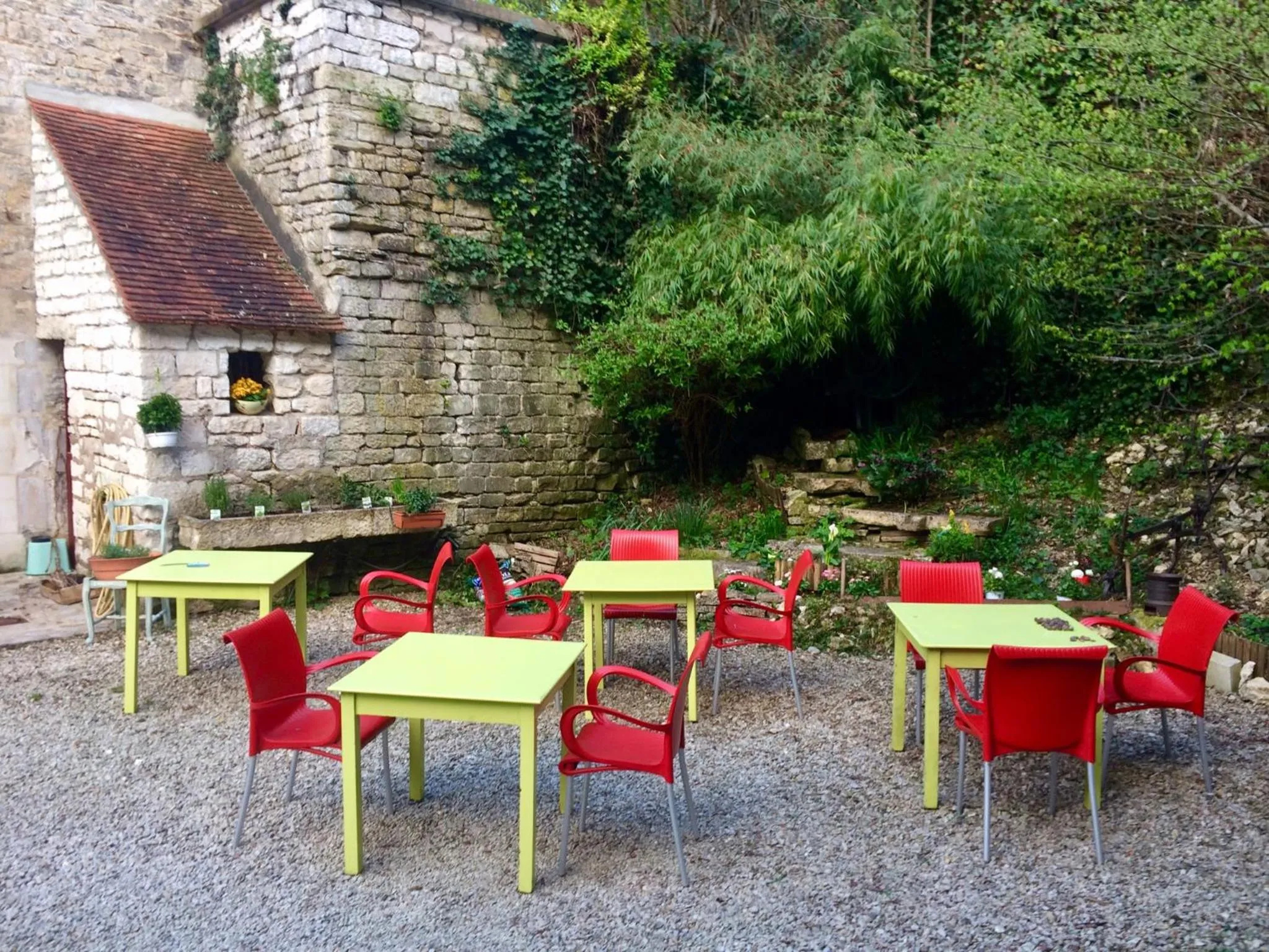 Patio in La Ferme de la Fosse Dionne