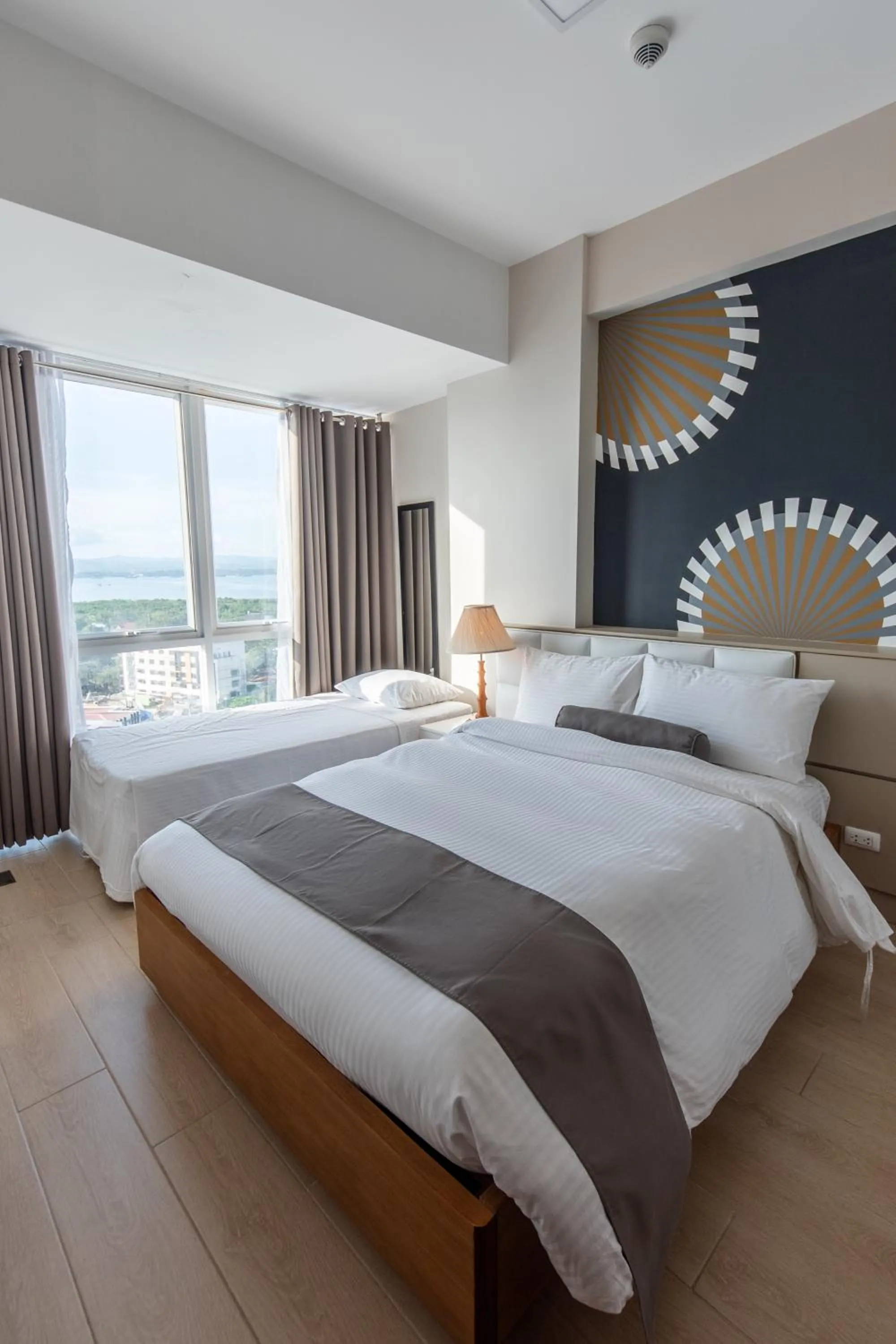 Bed in C Suites at Mactan Newtown