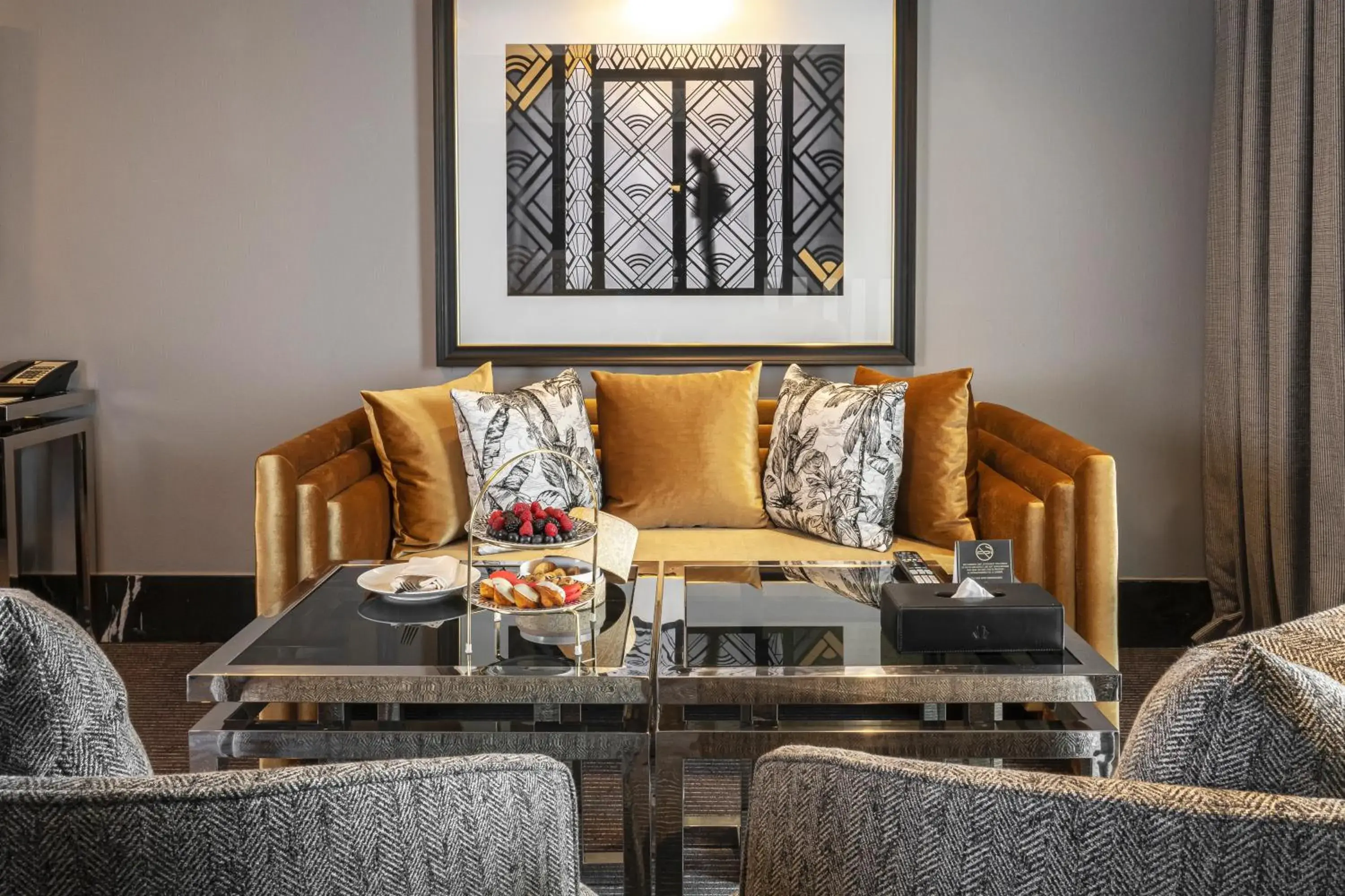 Living room, Seating Area in Le Casablanca Hotel