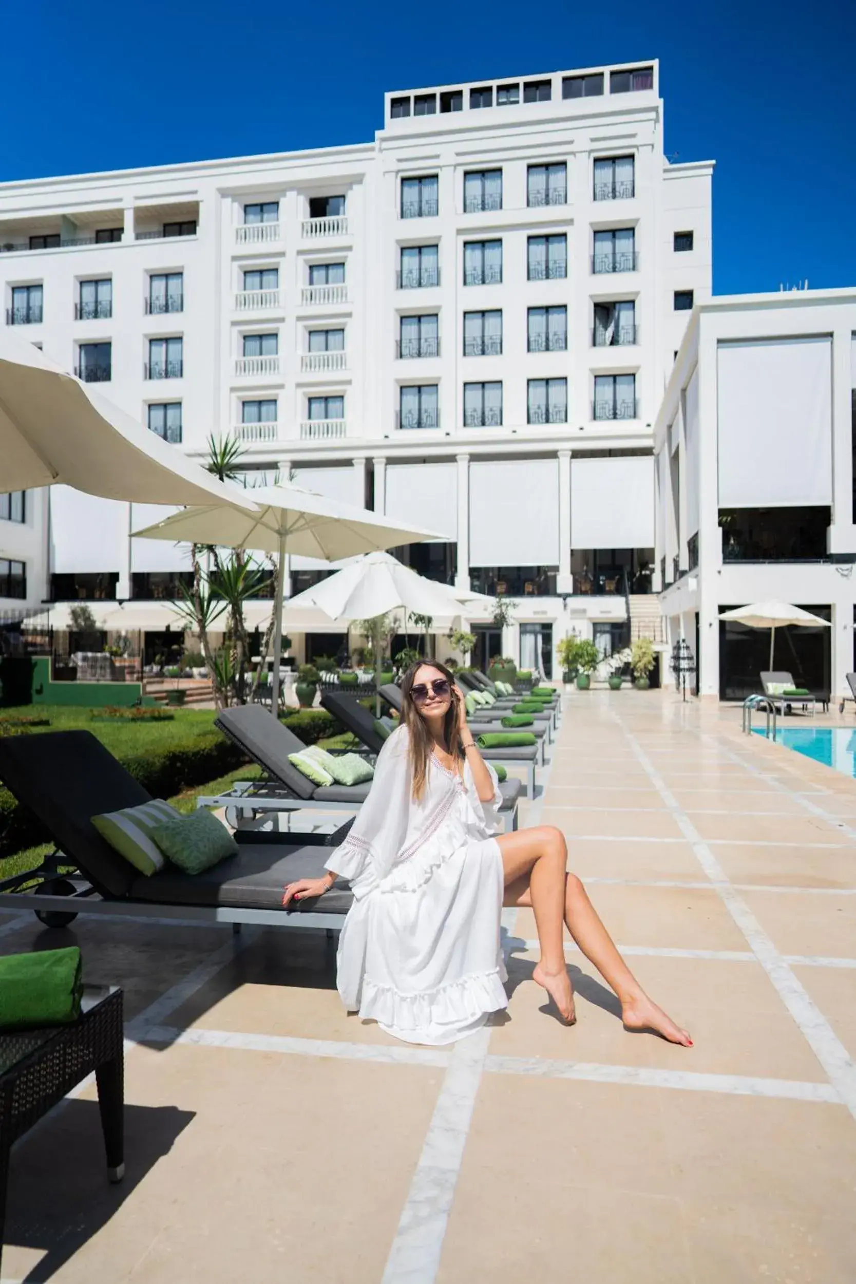 Swimming pool in Le Casablanca Hotel