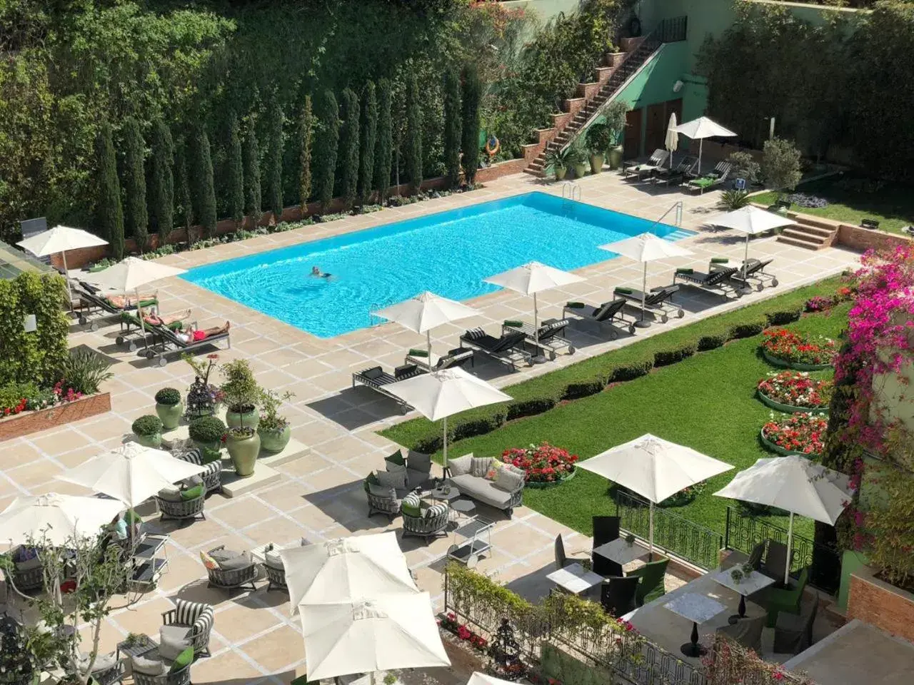 Garden, Pool View in Le Casablanca Hotel