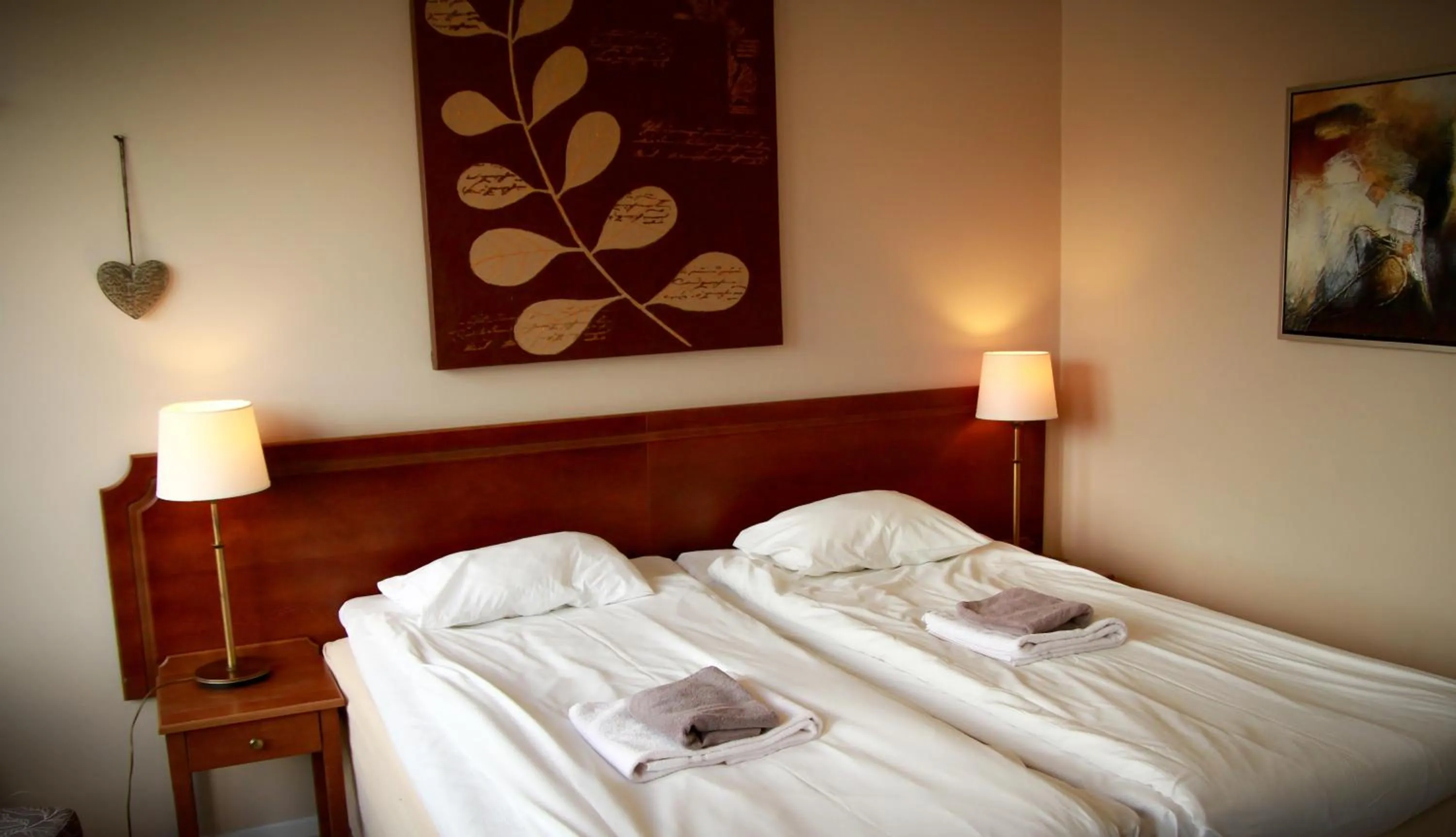 Bed in Hotel Sollefteå