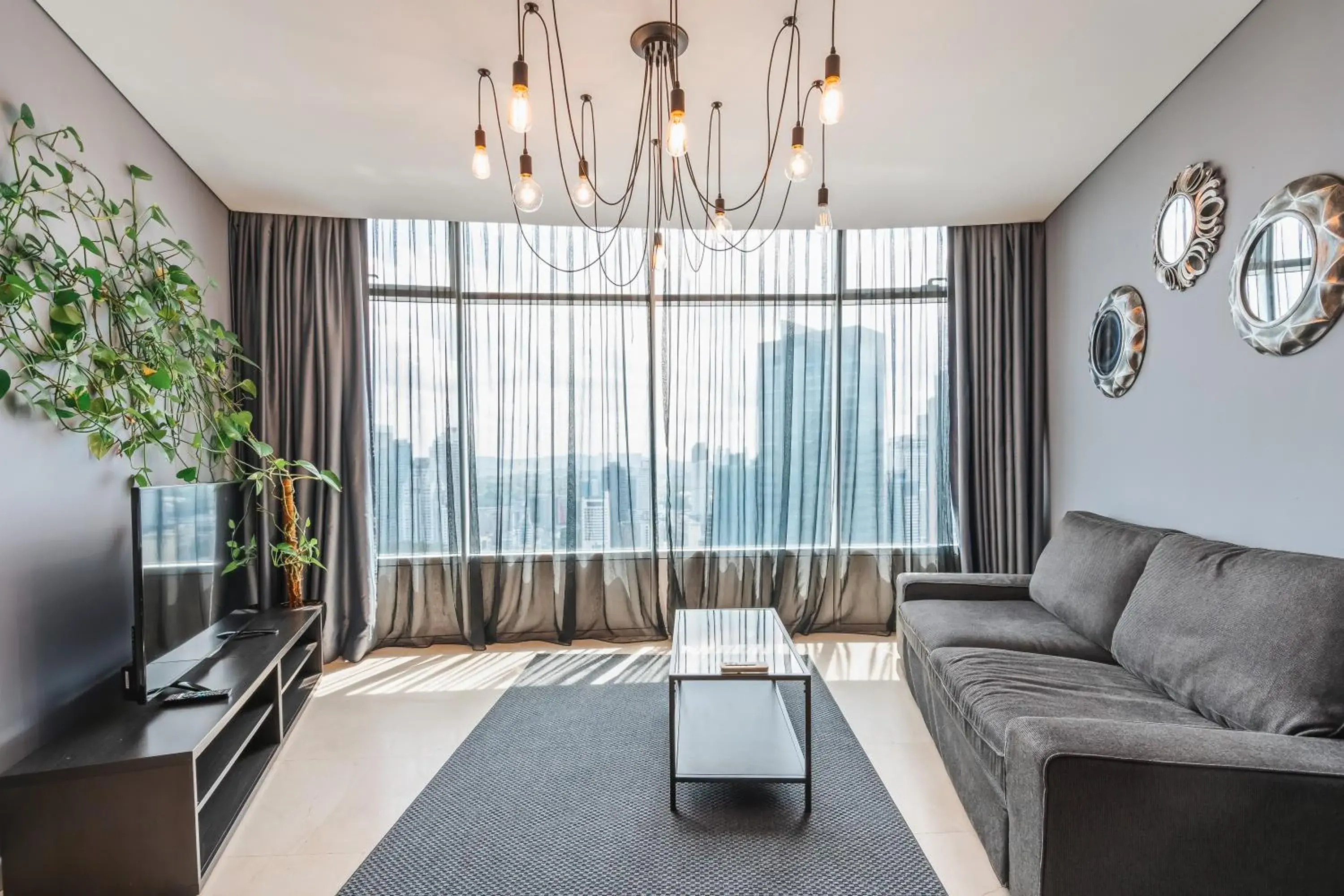 Living room in Vortex KLCC Apartments Living room in Vortex KLCC Apartments